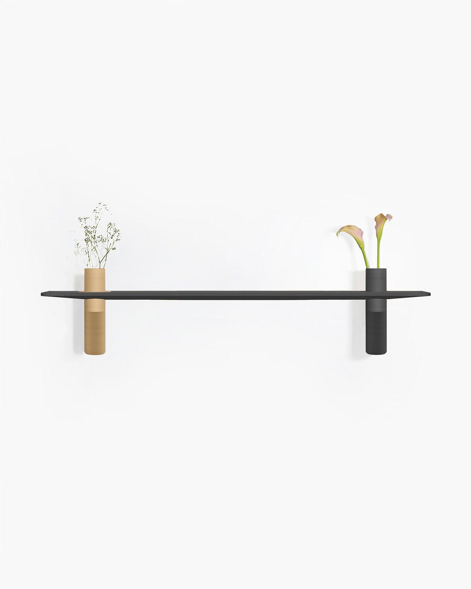 Vaseboard L Set - Schwarz - greenior
