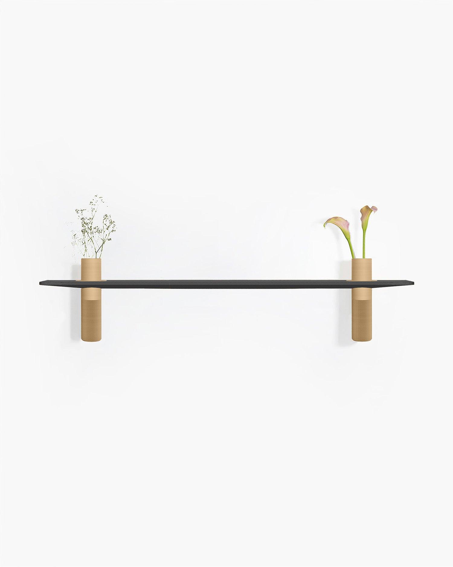 Vaseboard L Set - Schwarz - greenior