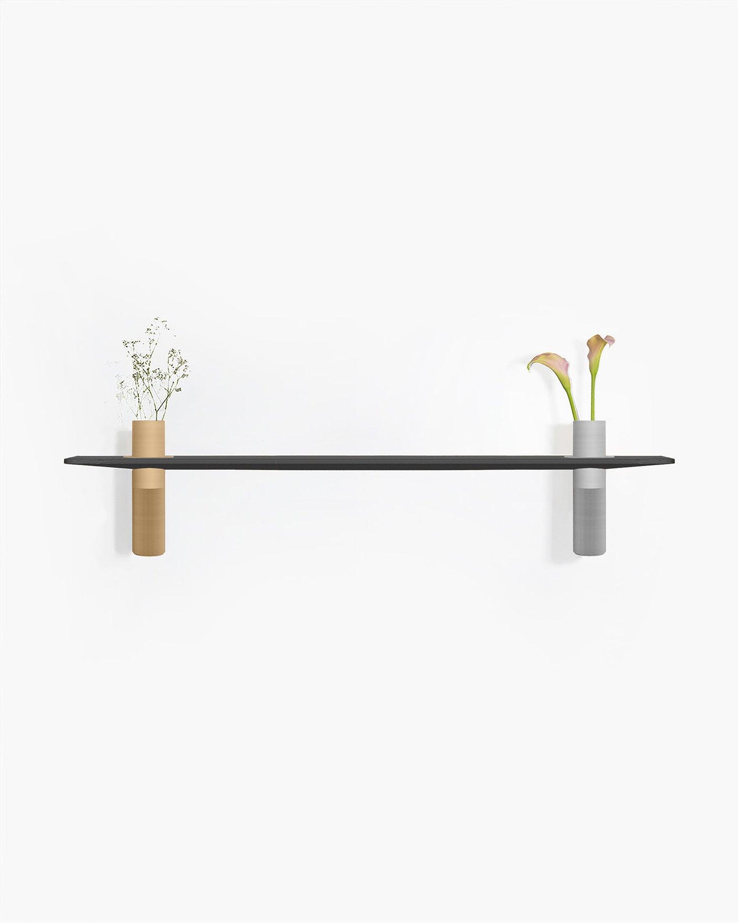 Vaseboard L Set - Schwarz - greenior