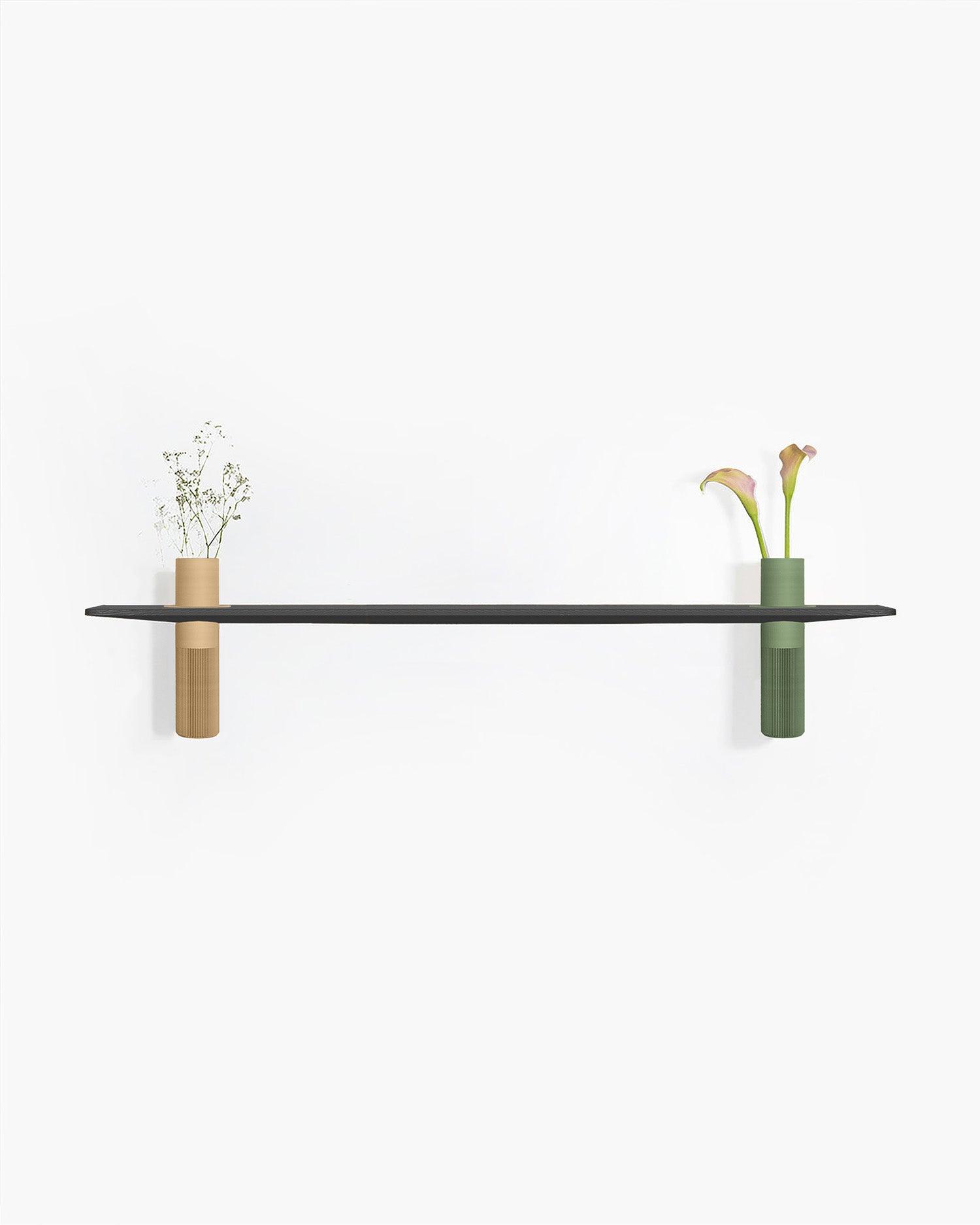 Vaseboard L Set - Schwarz - greenior