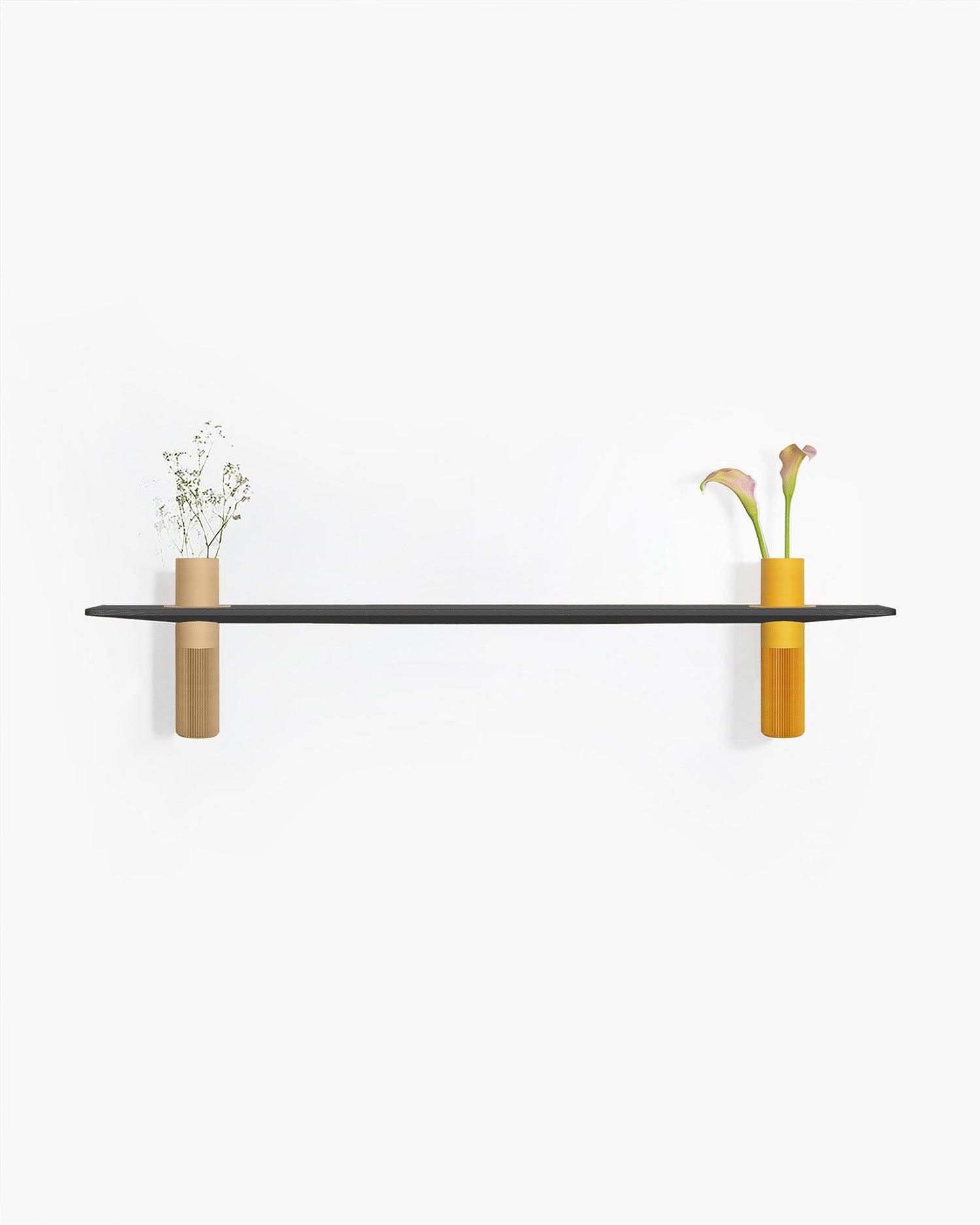 Vaseboard L Set - Schwarz - greenior