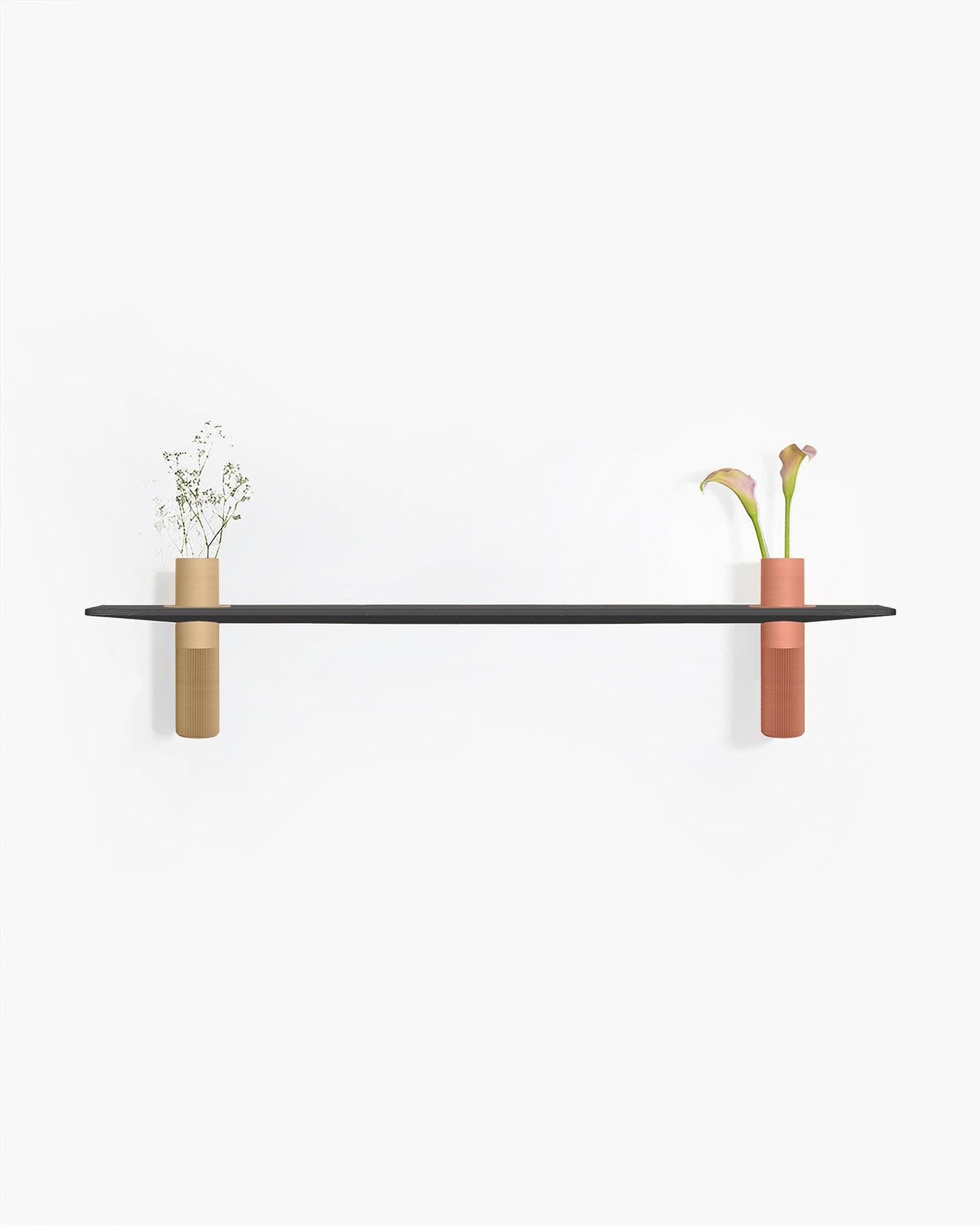 Vaseboard L Set - Schwarz - greenior