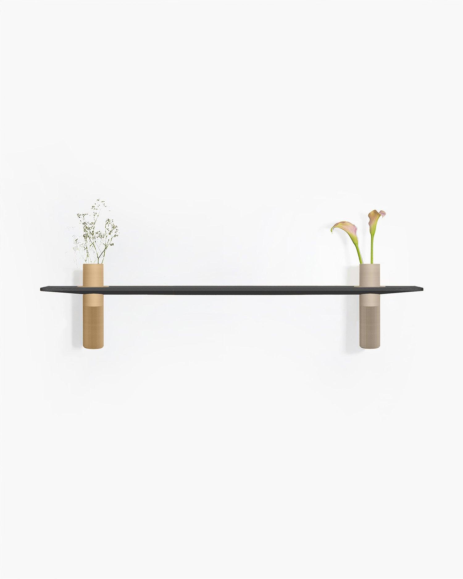 Vaseboard L Set - Schwarz - greenior