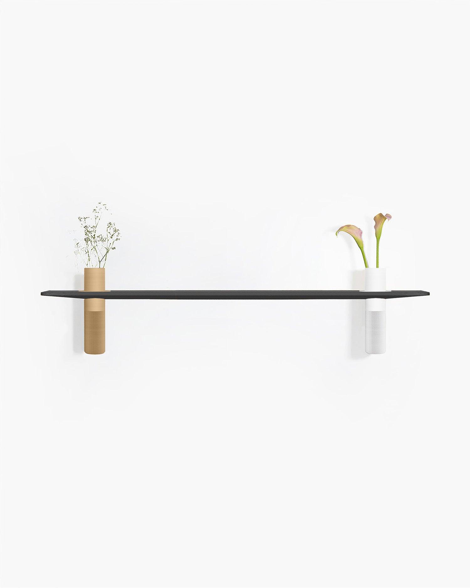 Vaseboard L Set - Schwarz - greenior