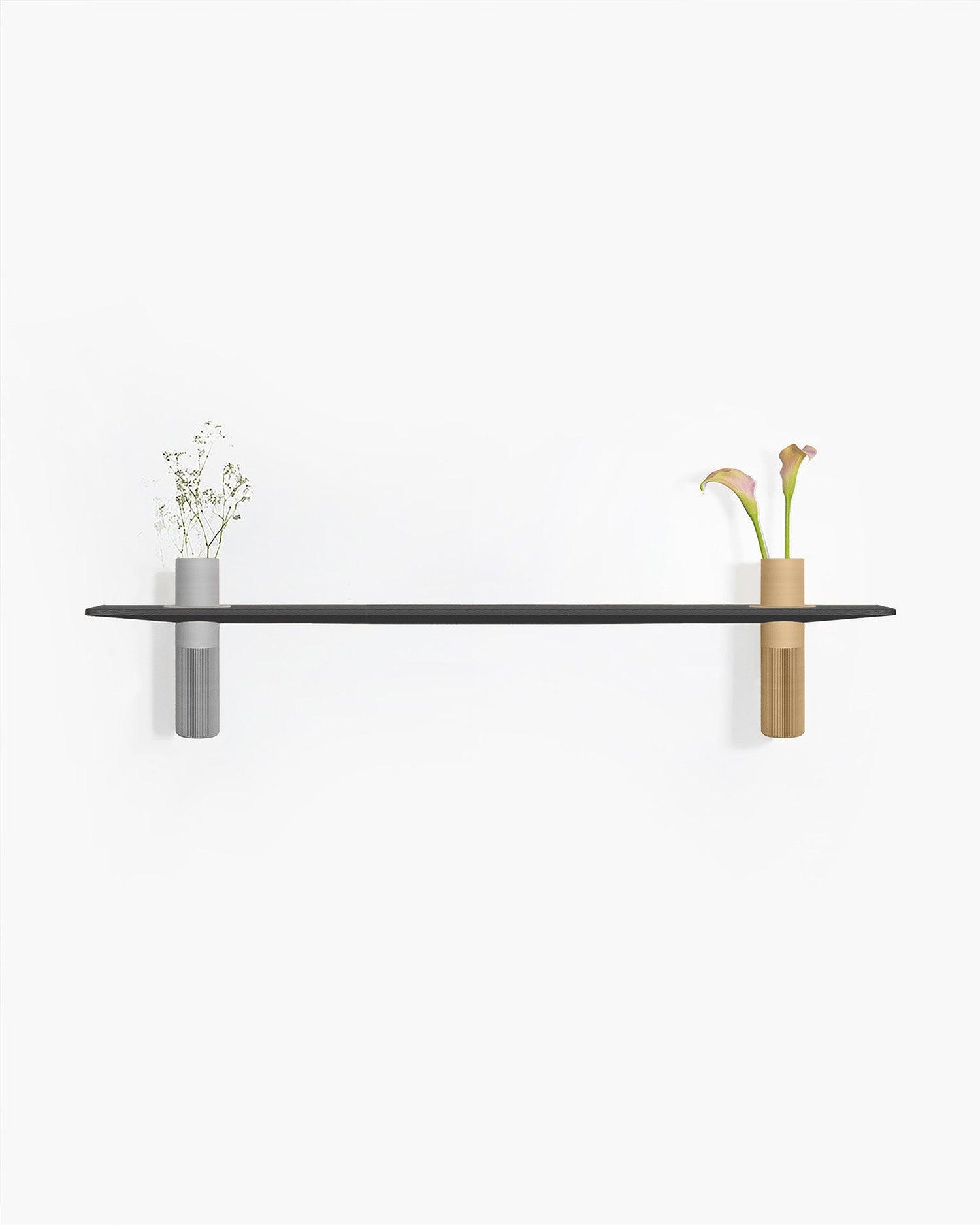 Vaseboard L Set - Schwarz - greenior