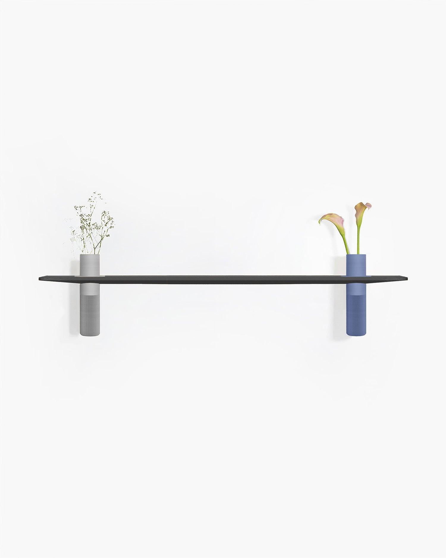 Vaseboard L Set - Schwarz - greenior
