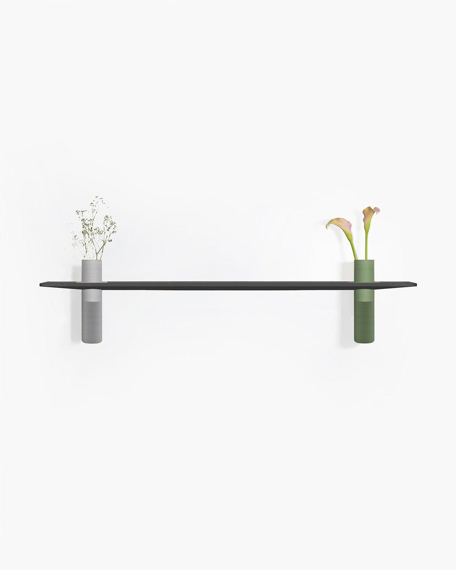 Vaseboard L Set - Schwarz - greenior