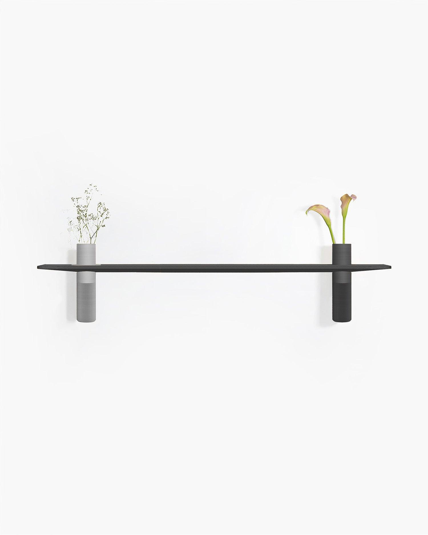 Vaseboard L Set - Schwarz - greenior
