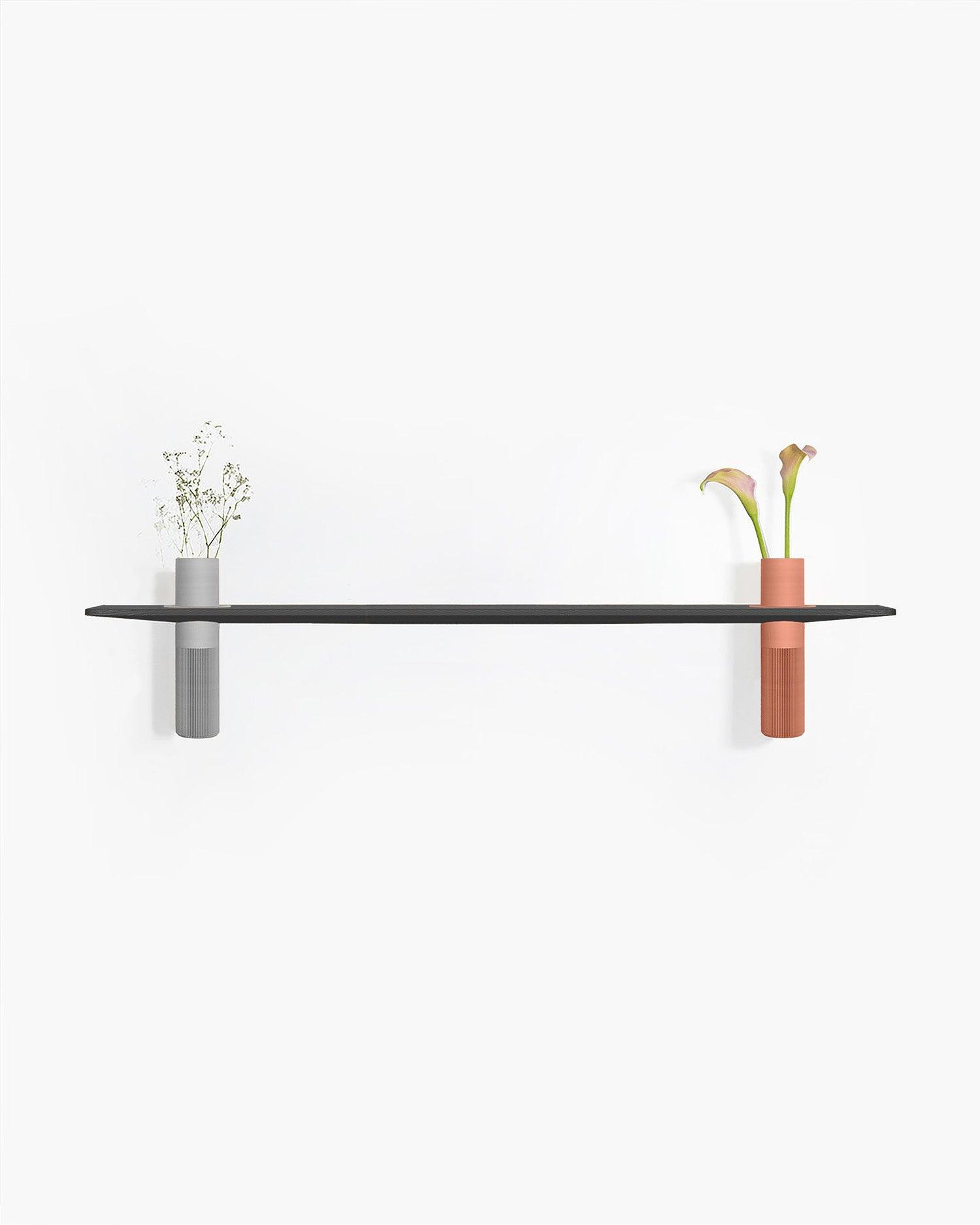 Vaseboard L Set - Schwarz - greenior