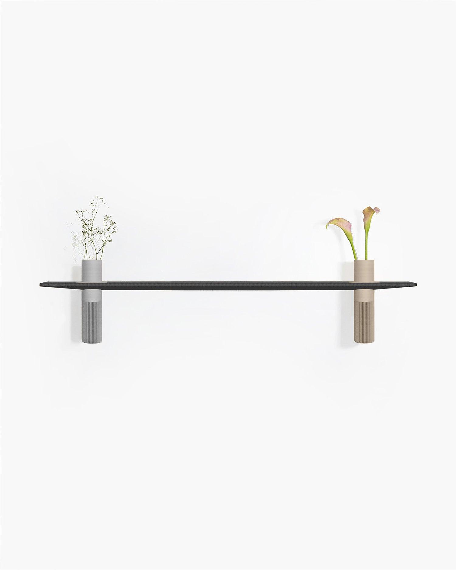 Vaseboard L Set - Schwarz - greenior
