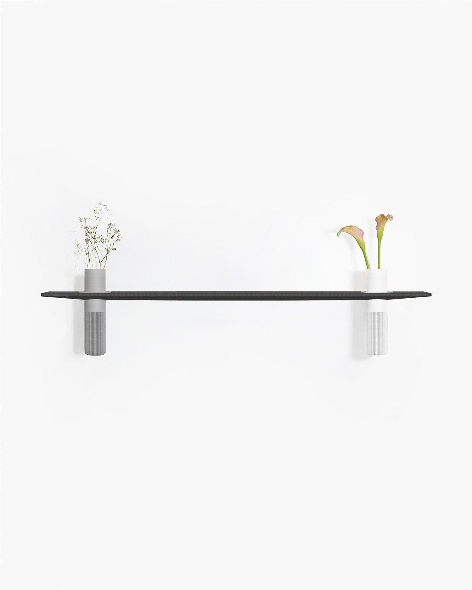Vaseboard L Set - Schwarz - greenior