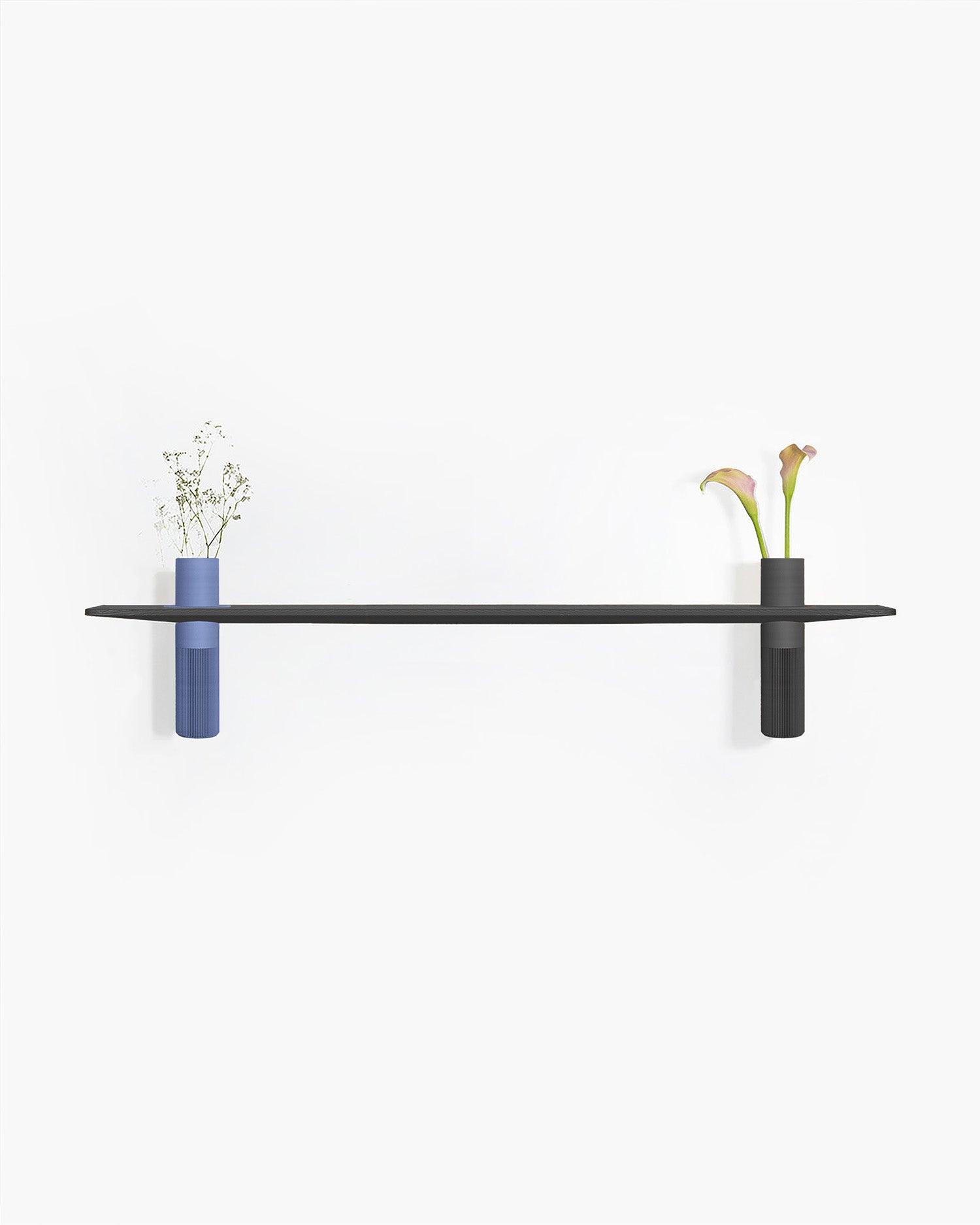 Vaseboard L Set - Schwarz - greenior