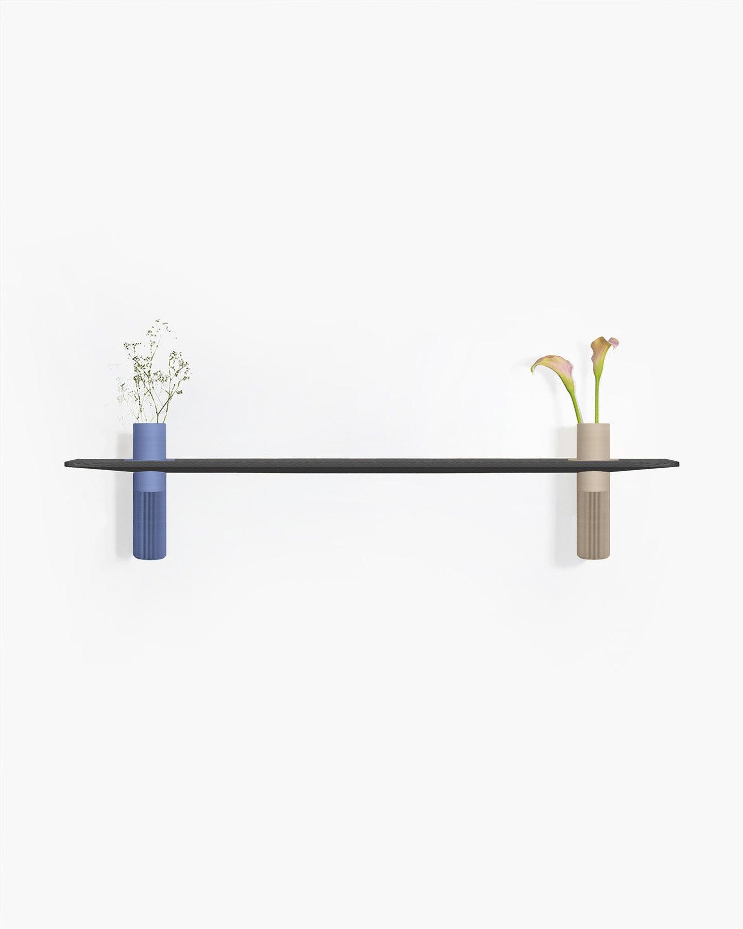 Vaseboard L Set - Schwarz - greenior