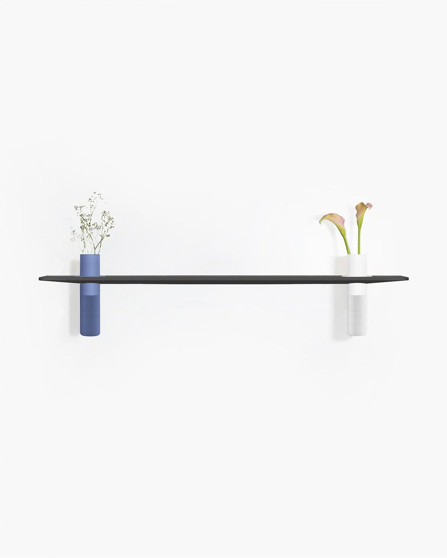 Vaseboard L Set - Schwarz - greenior