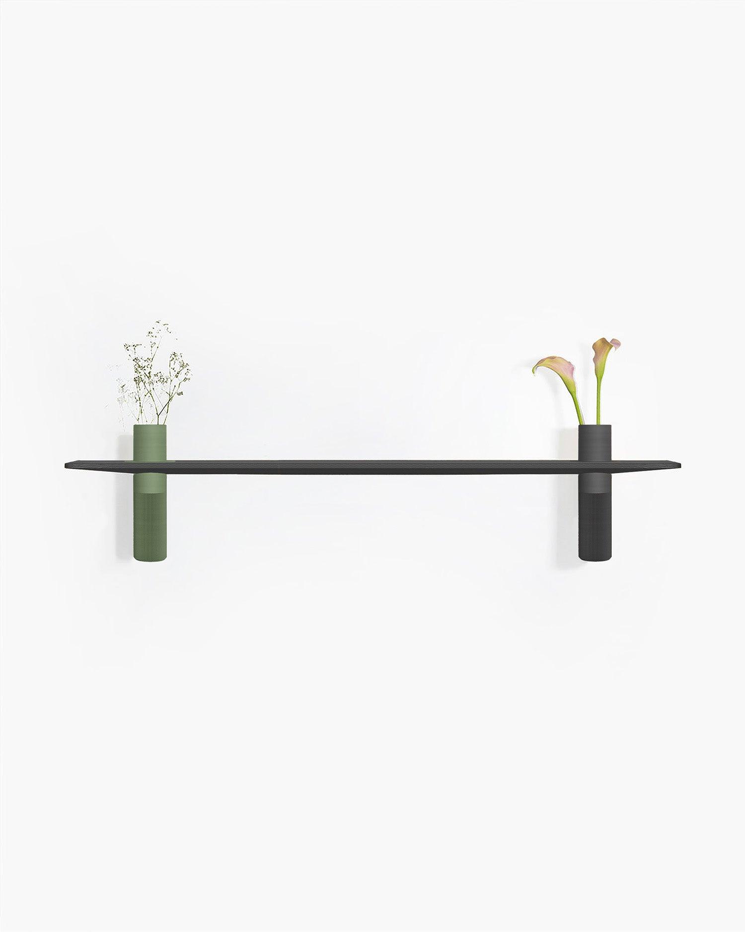 Vaseboard L Set - Schwarz - greenior