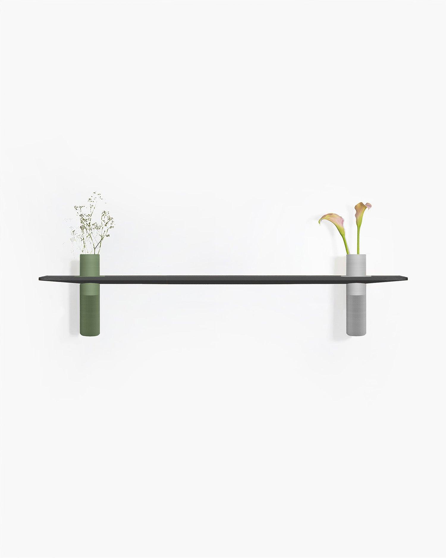 Vaseboard L Set - Schwarz - greenior