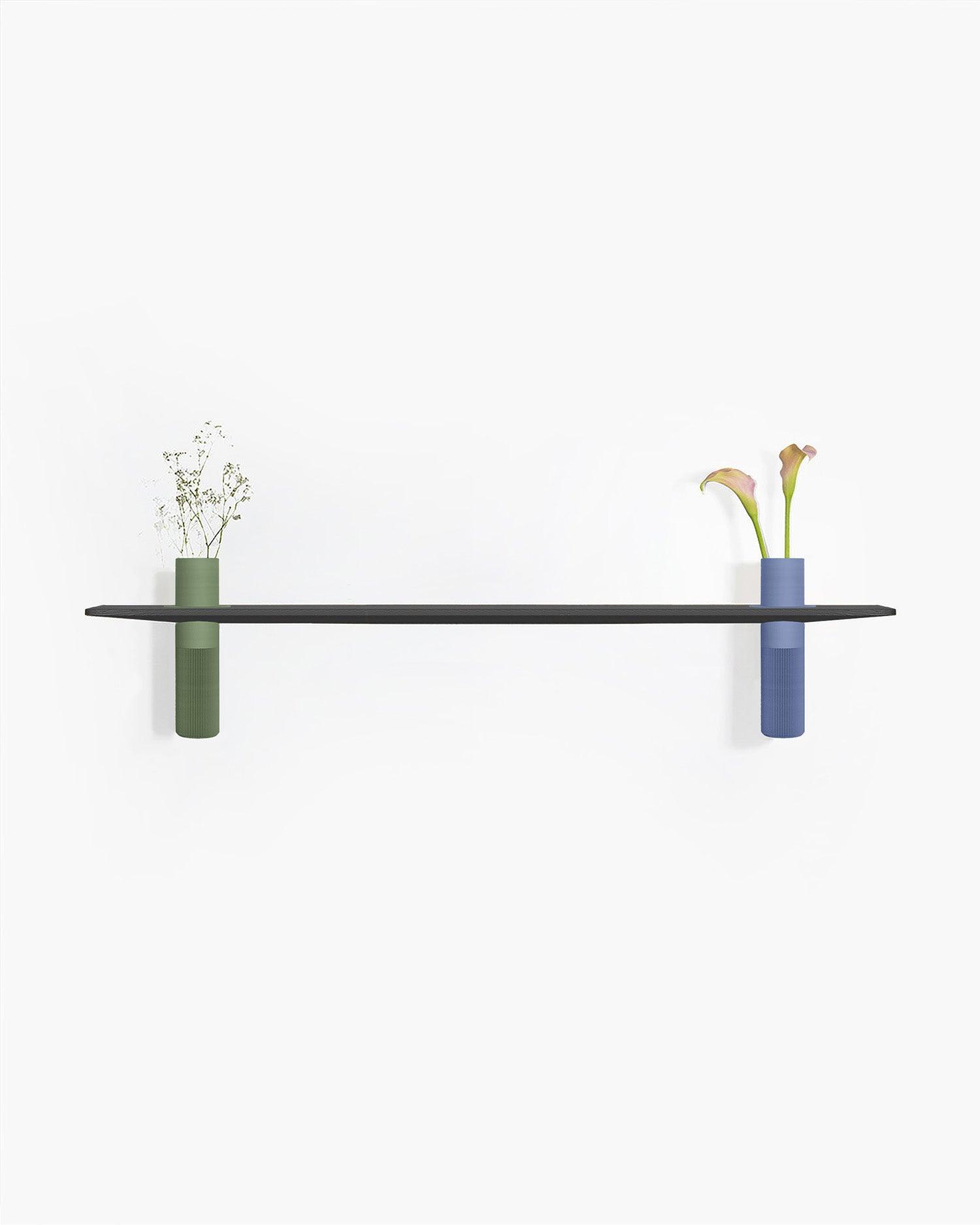 Vaseboard L Set - Schwarz - greenior