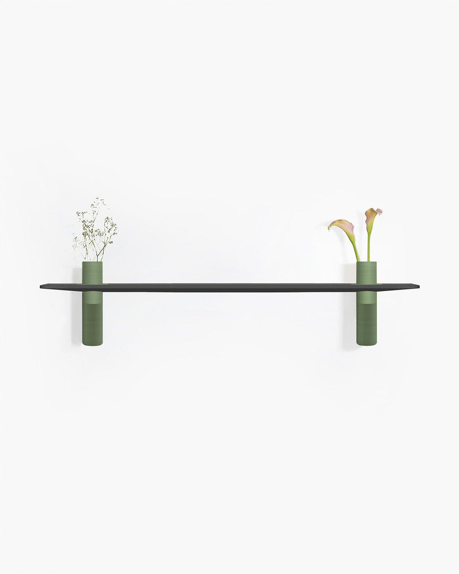 Vaseboard L Set - Schwarz - greenior