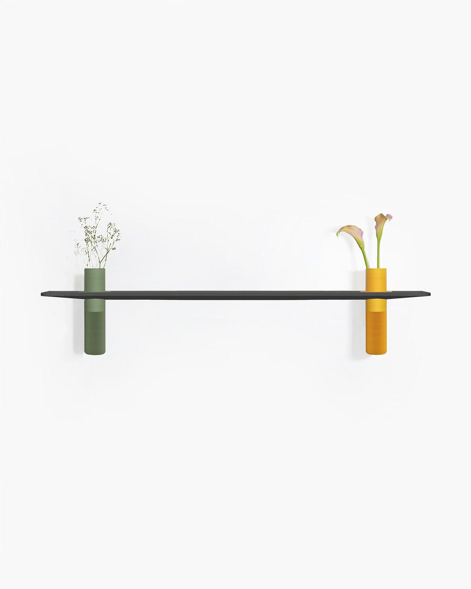 Vaseboard L Set - Schwarz - greenior