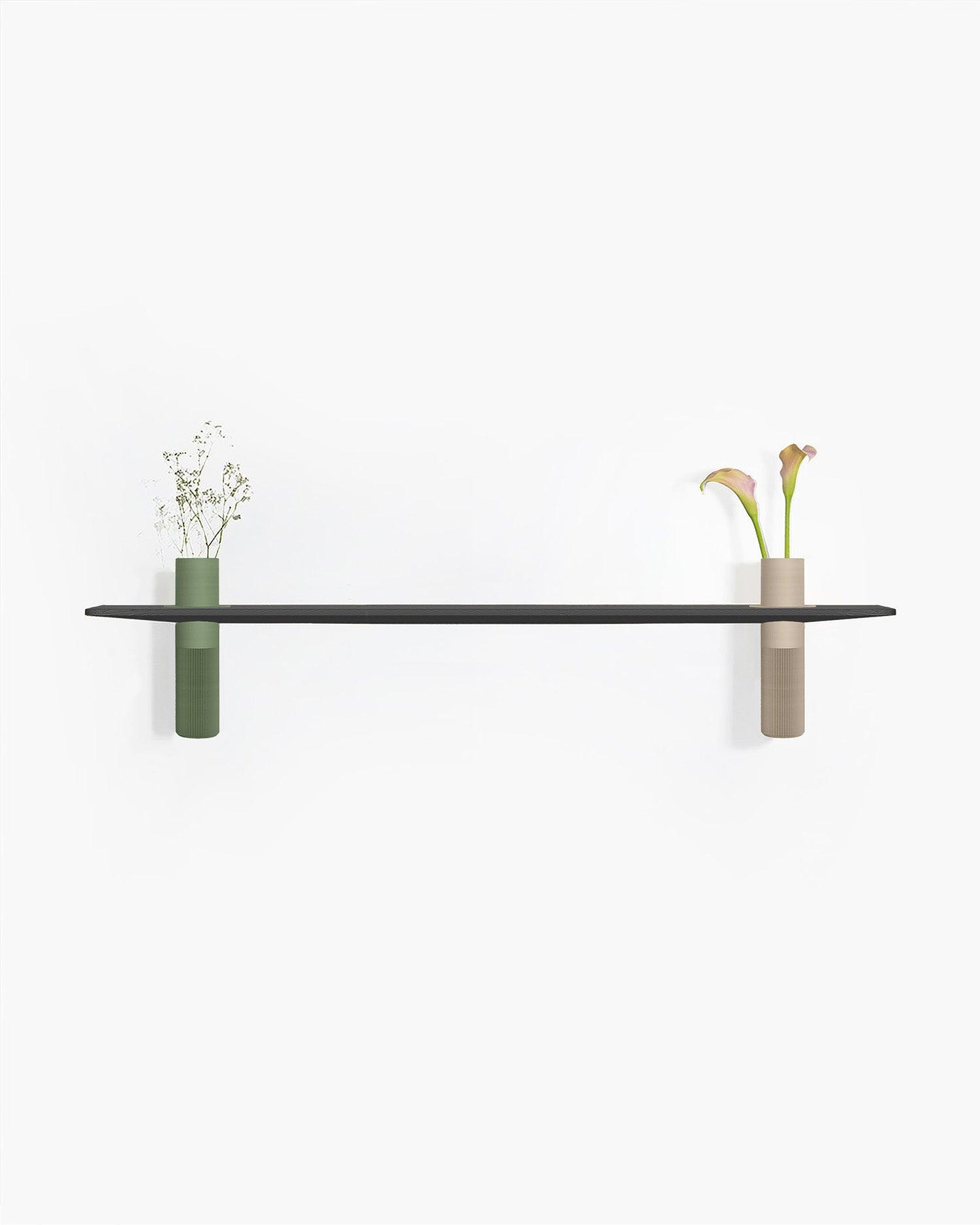 Vaseboard L Set - Schwarz - greenior