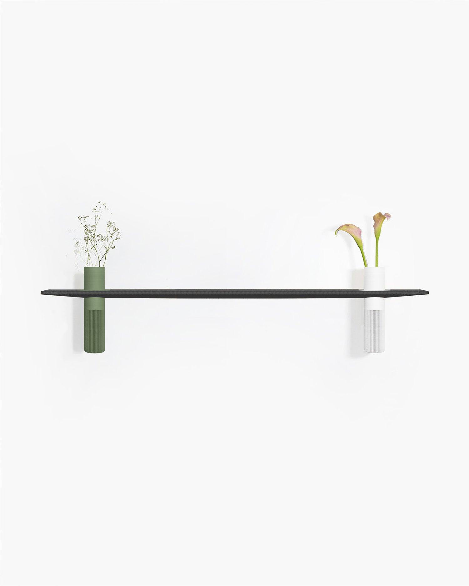 Vaseboard L Set - Schwarz - greenior