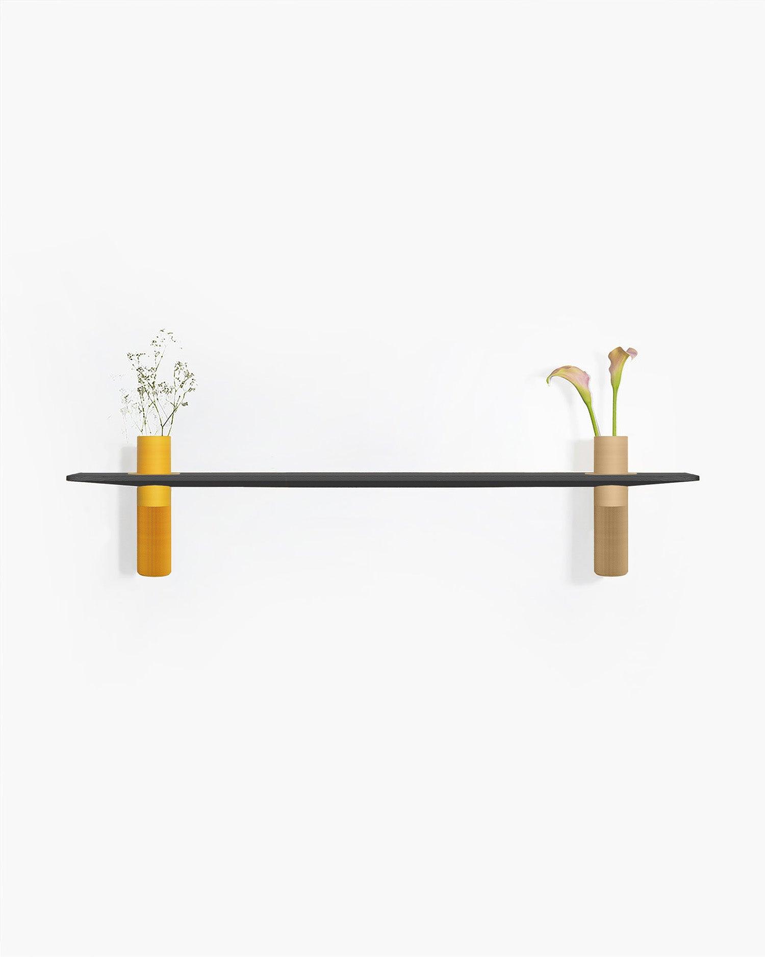 Vaseboard L Set - Schwarz - greenior