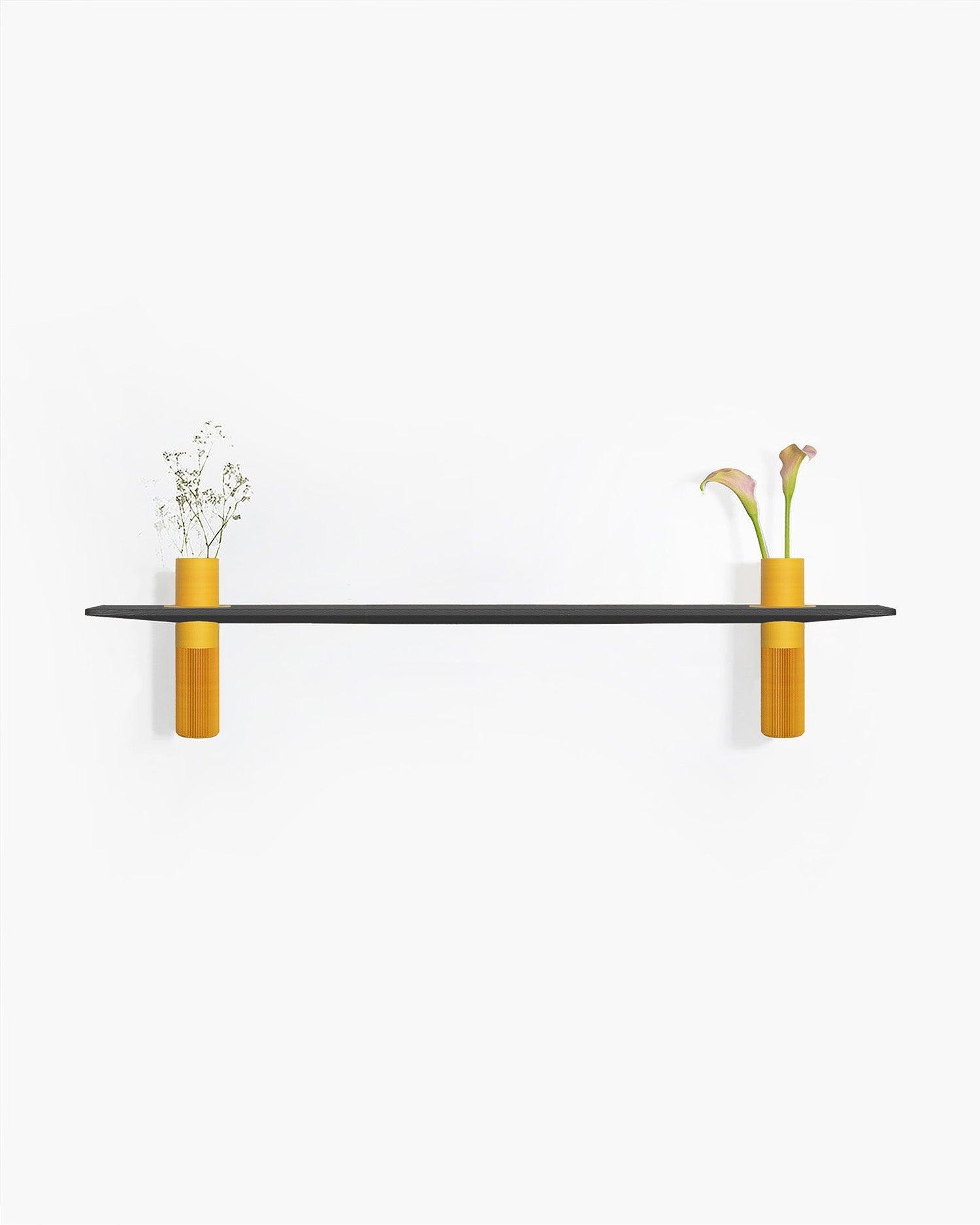 Vaseboard L Set - Schwarz - greenior