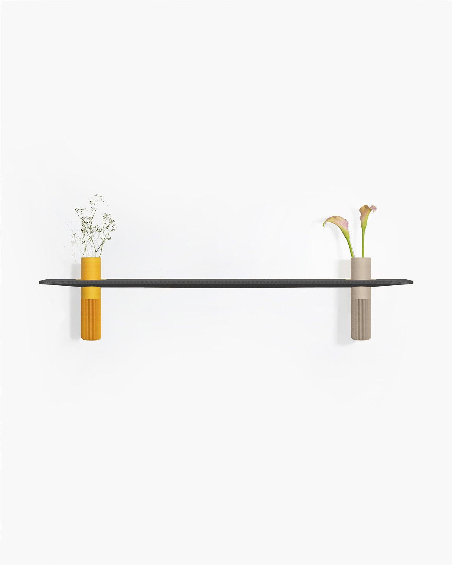 Vaseboard L Set - Schwarz - greenior