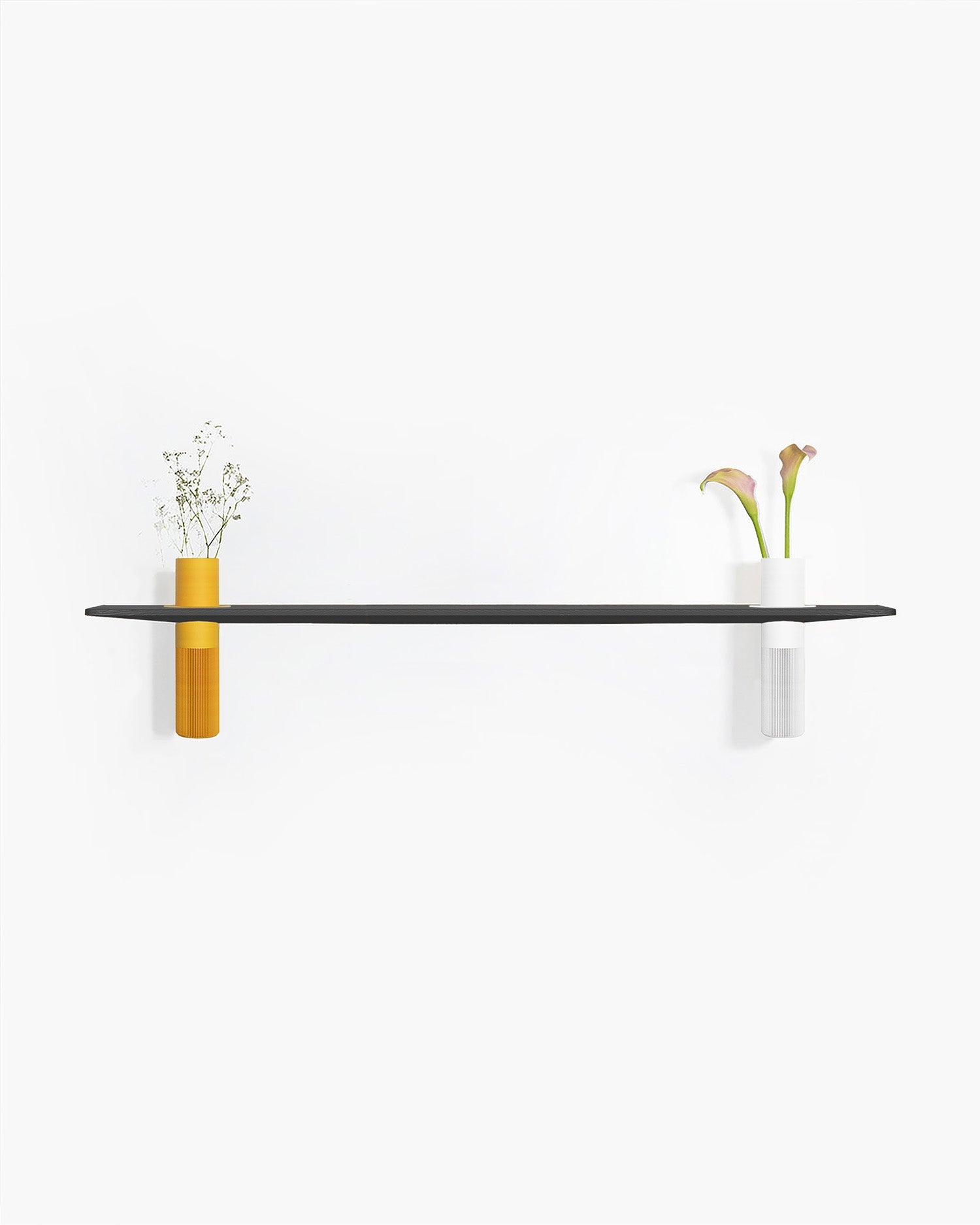 Vaseboard L Set - Schwarz - greenior