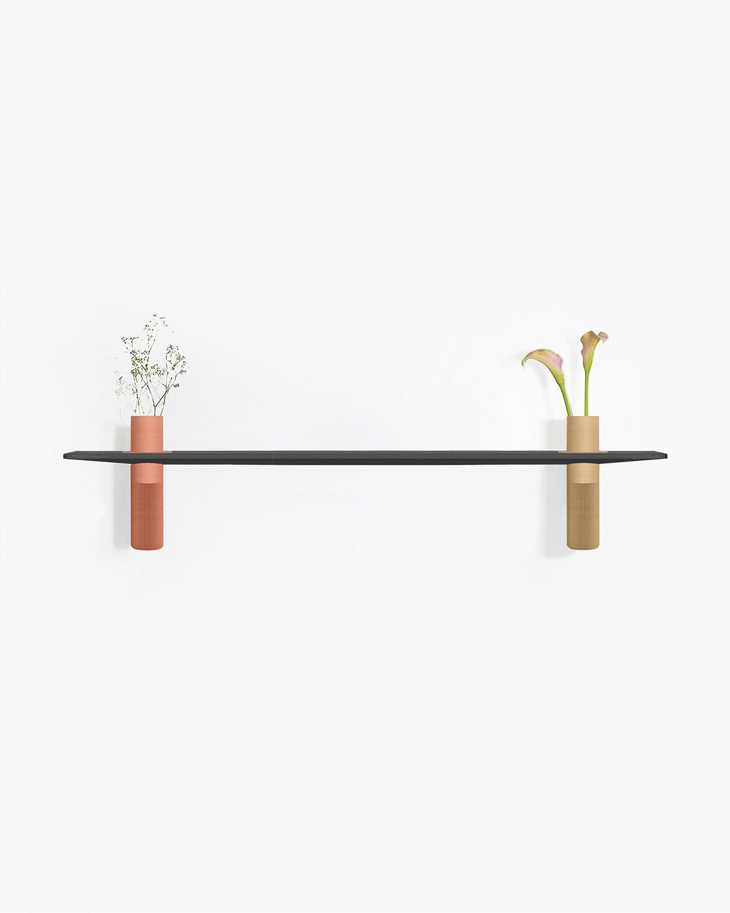 Vaseboard L Set - Schwarz - greenior