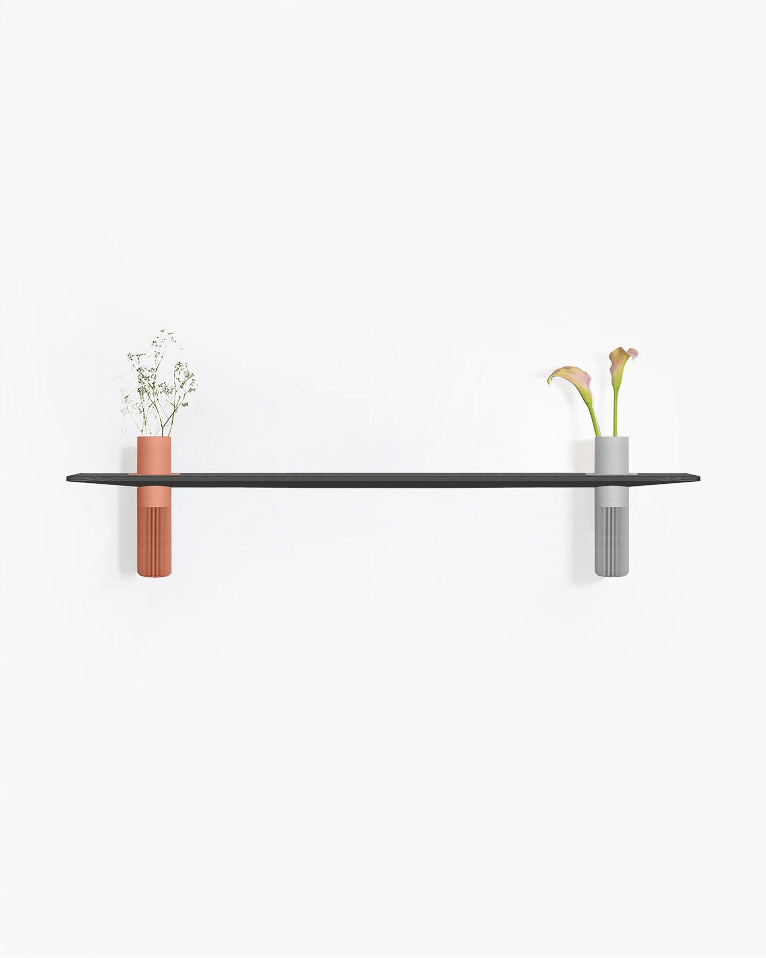 Vaseboard L Set - Schwarz - greenior