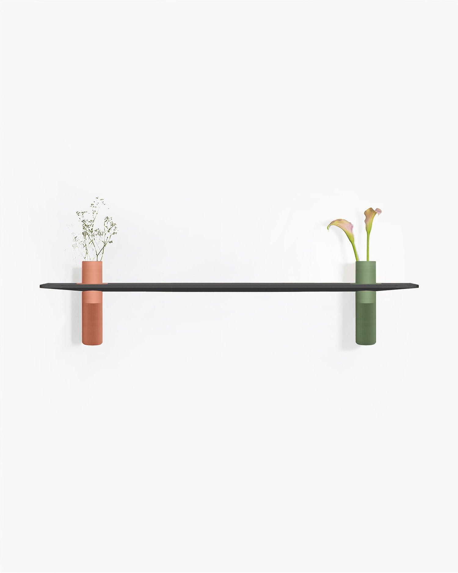 Vaseboard L Set - Schwarz - greenior