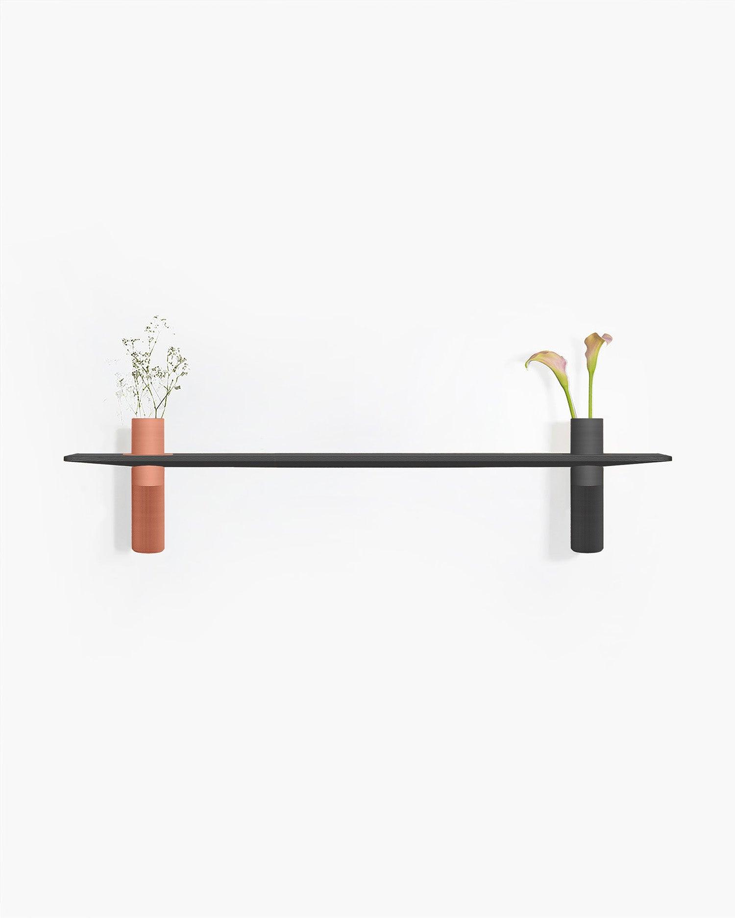 Vaseboard L Set - Schwarz - greenior