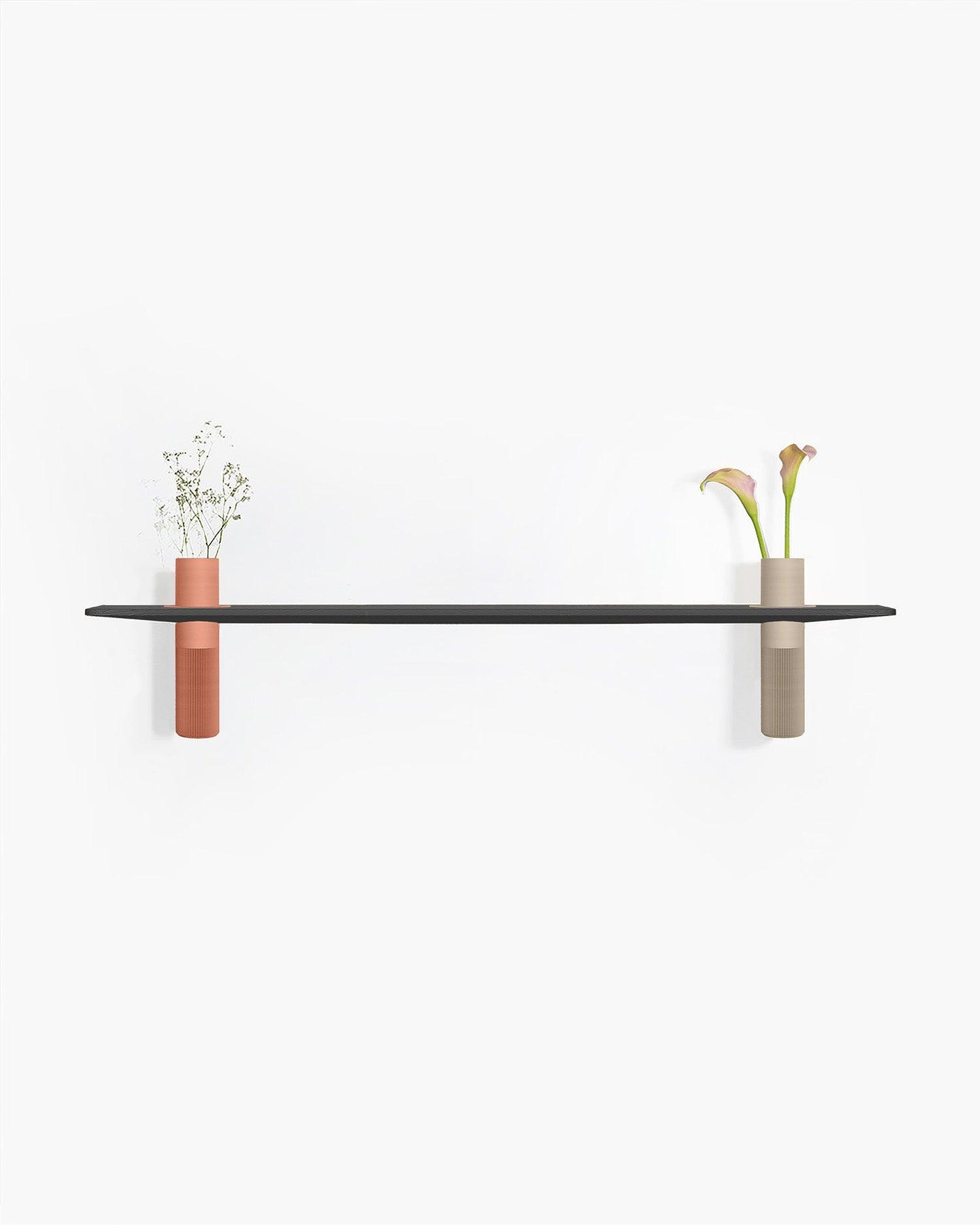 Vaseboard L Set - Schwarz - greenior