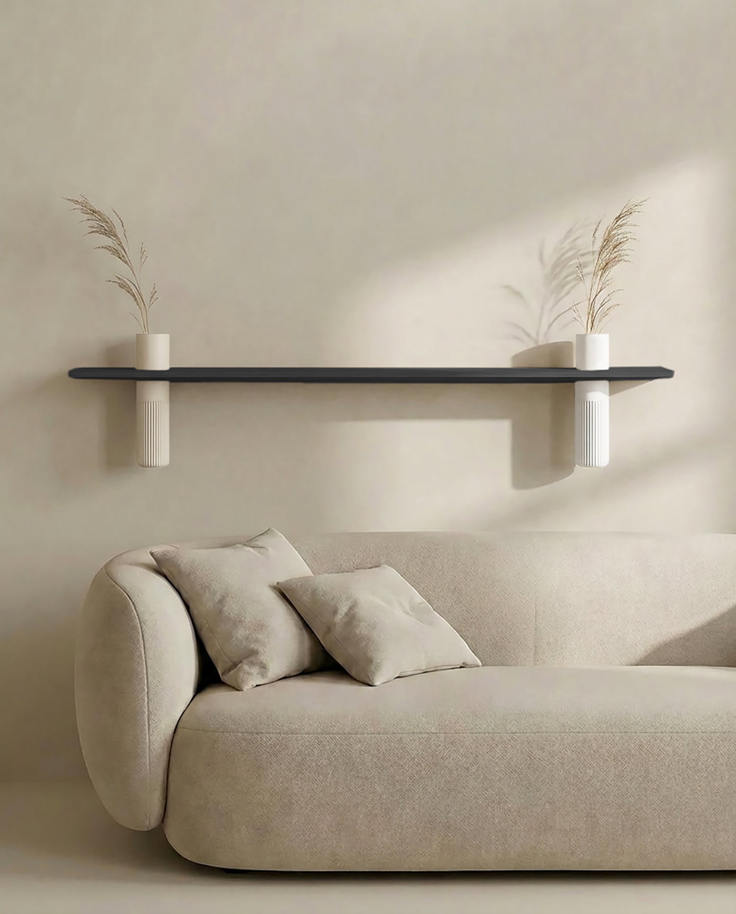 Schwebendes Regalbrett Wohnzimmer