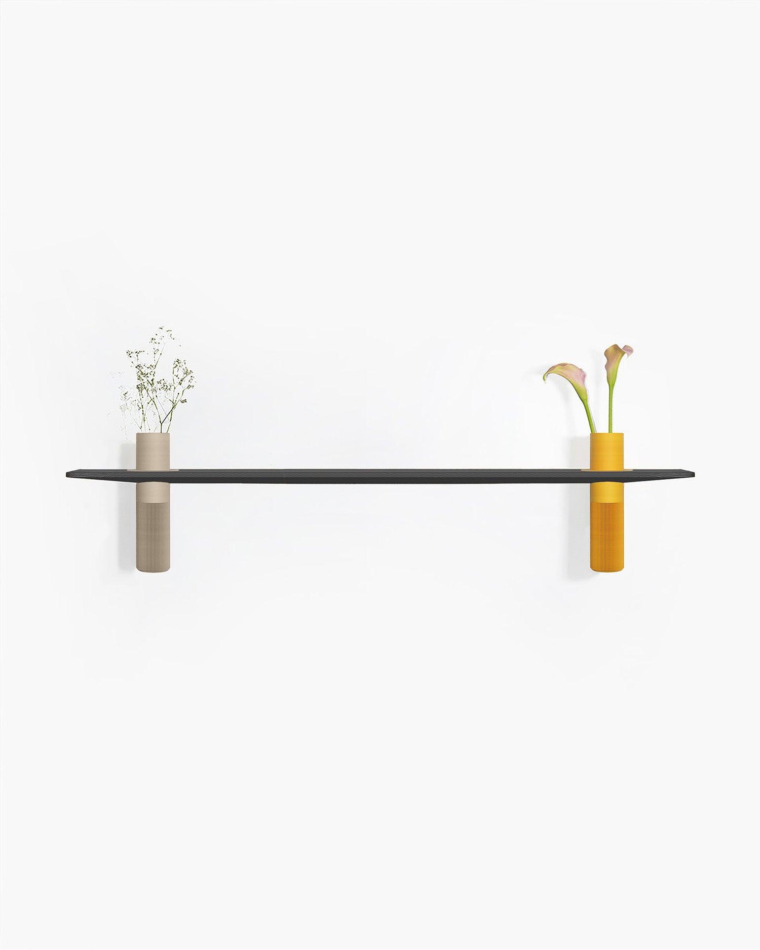 Vaseboard L Set - Schwarz - greenior