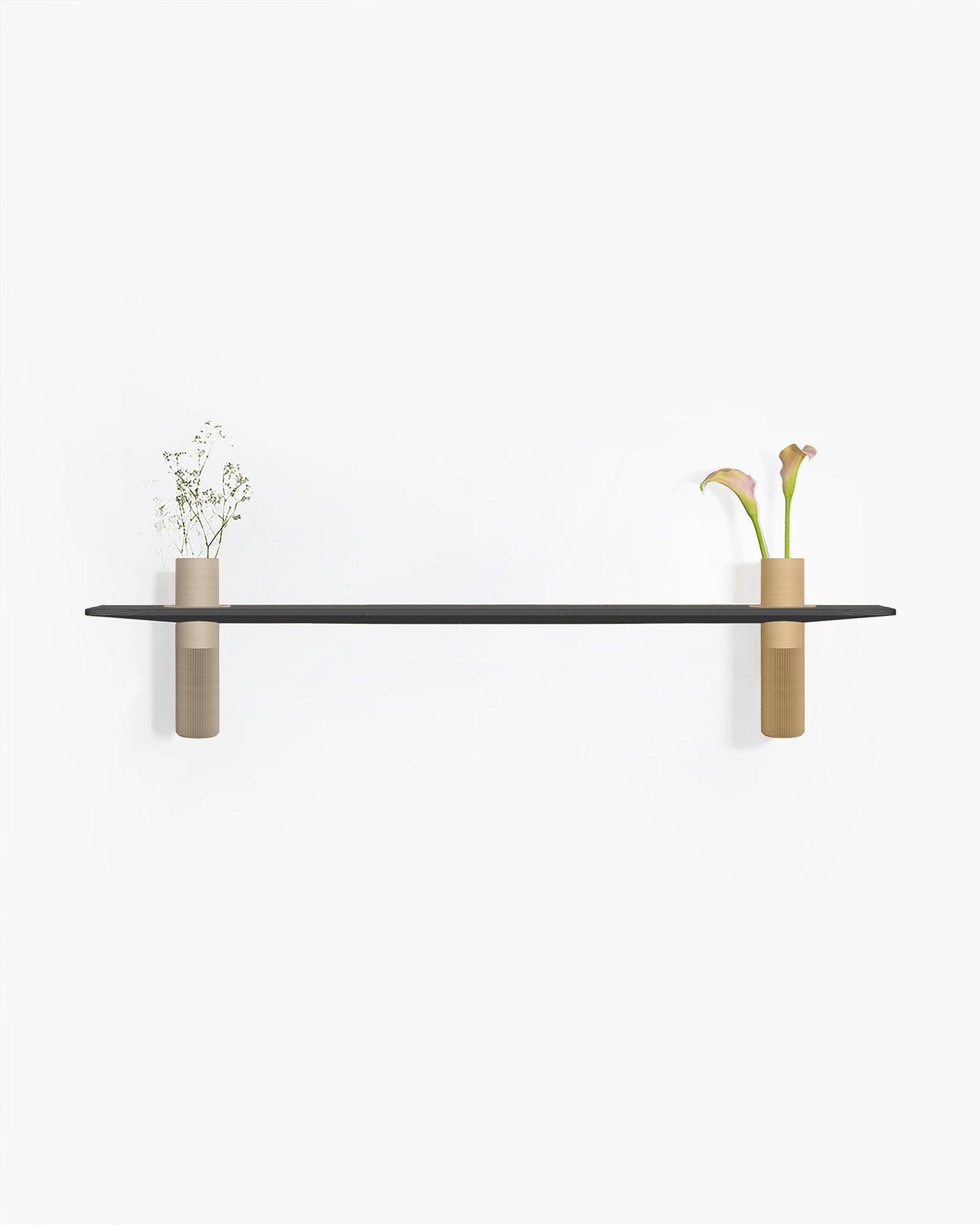 Vaseboard L Set - Schwarz - greenior