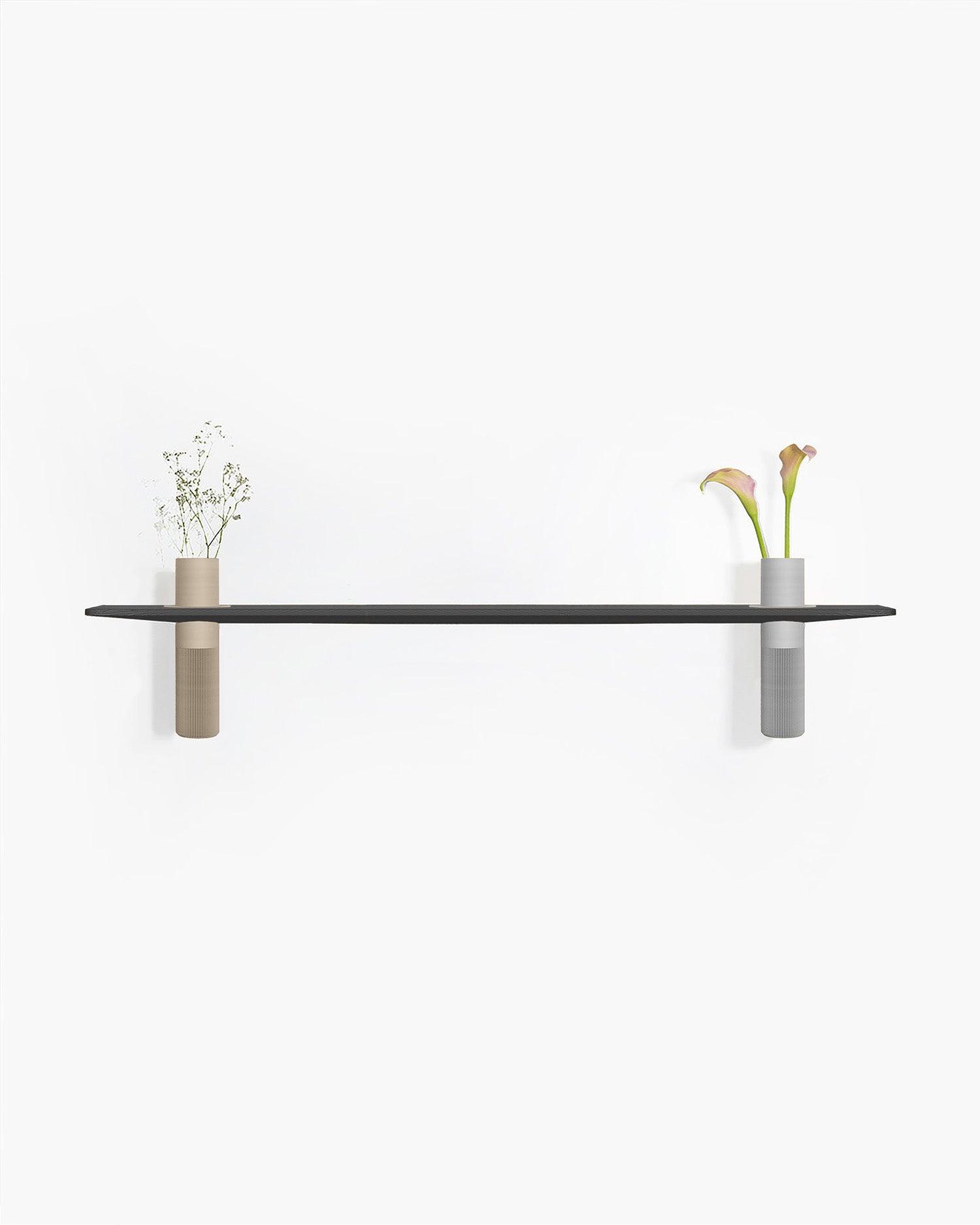 Vaseboard L Set - Schwarz - greenior
