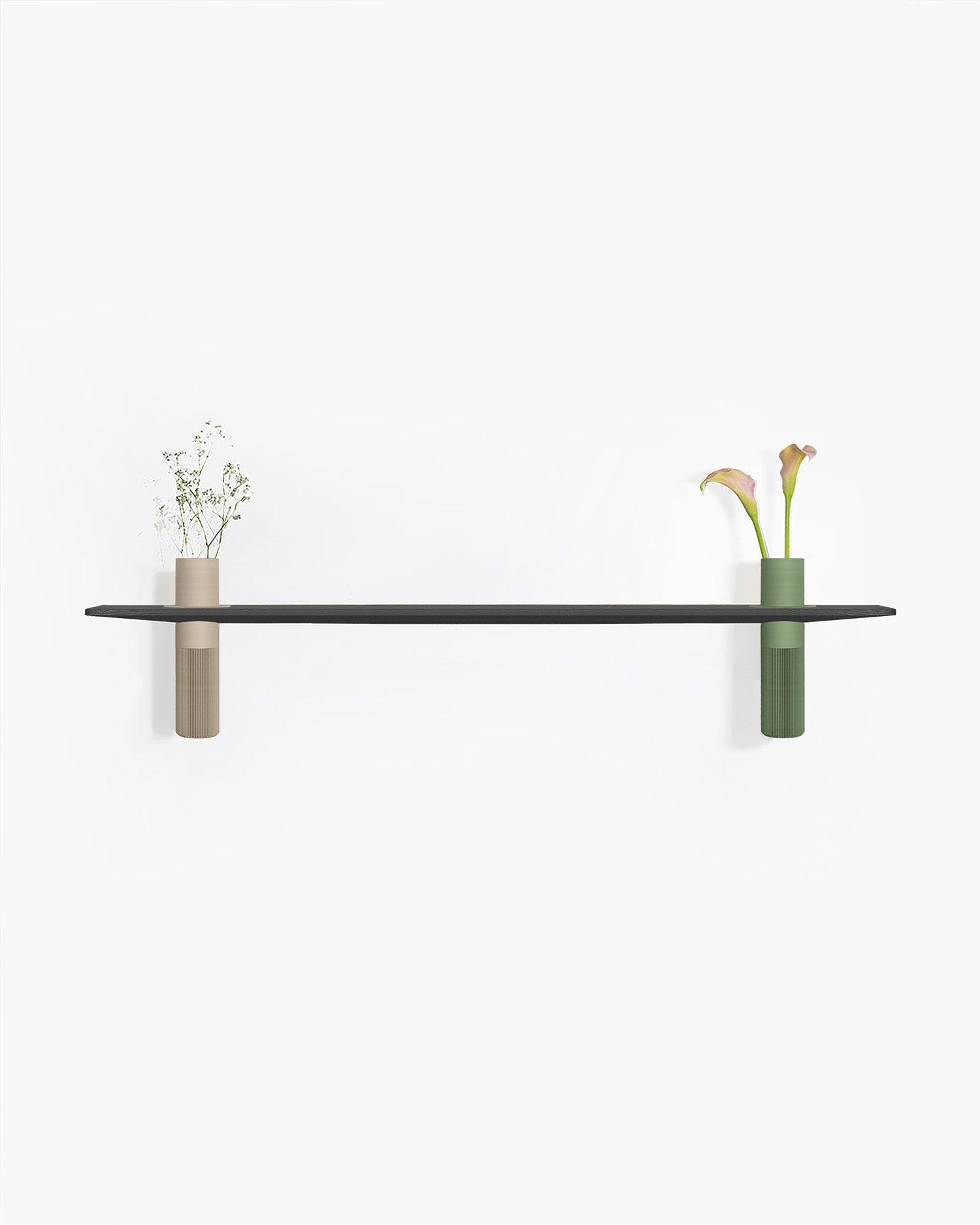 Vaseboard L Set - Schwarz - greenior