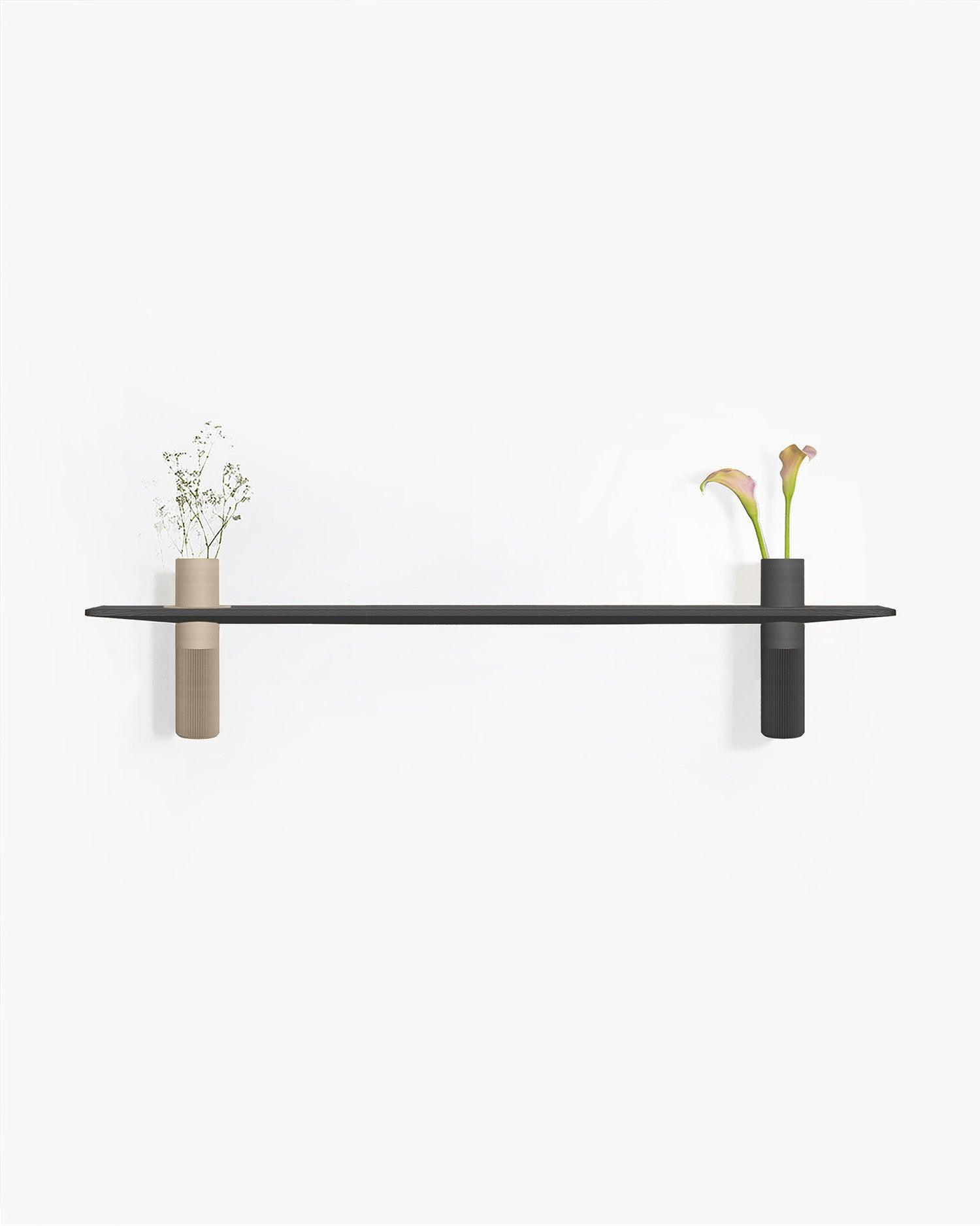 Vaseboard L Set - Schwarz - greenior