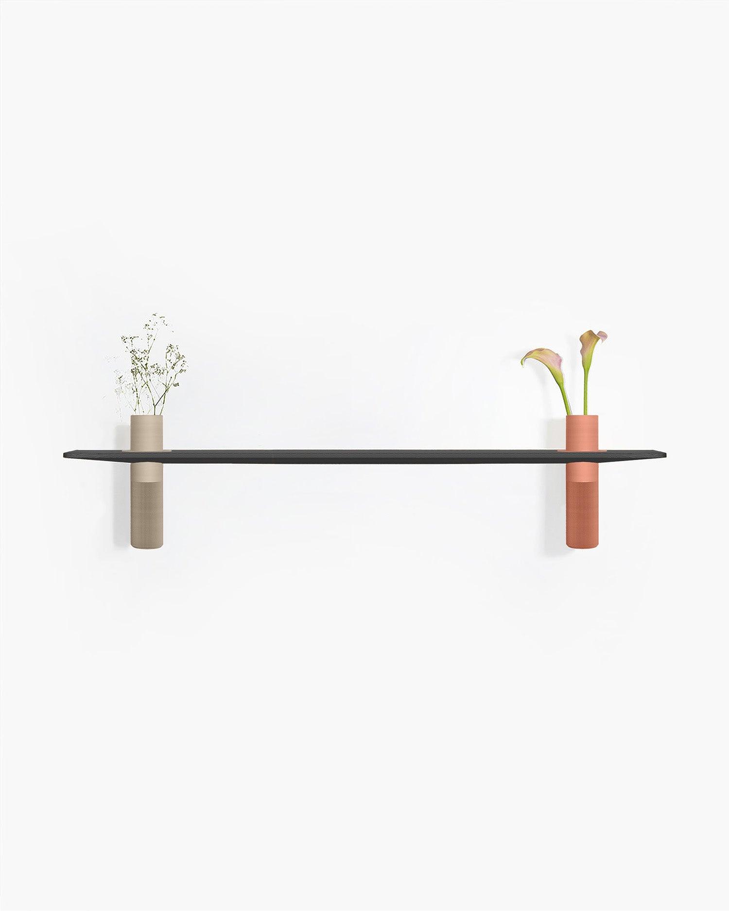 Vaseboard L Set - Schwarz - greenior