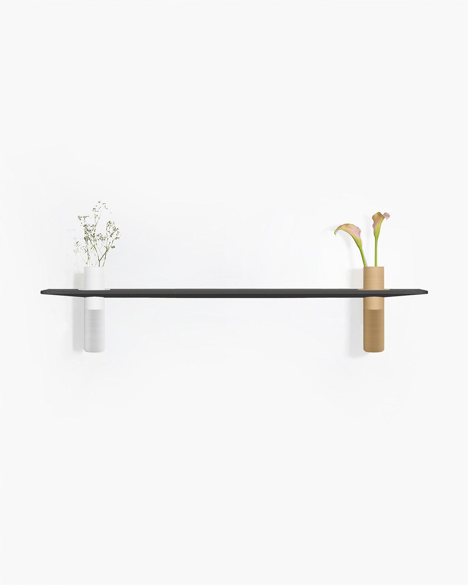 Vaseboard L Set - Schwarz - greenior