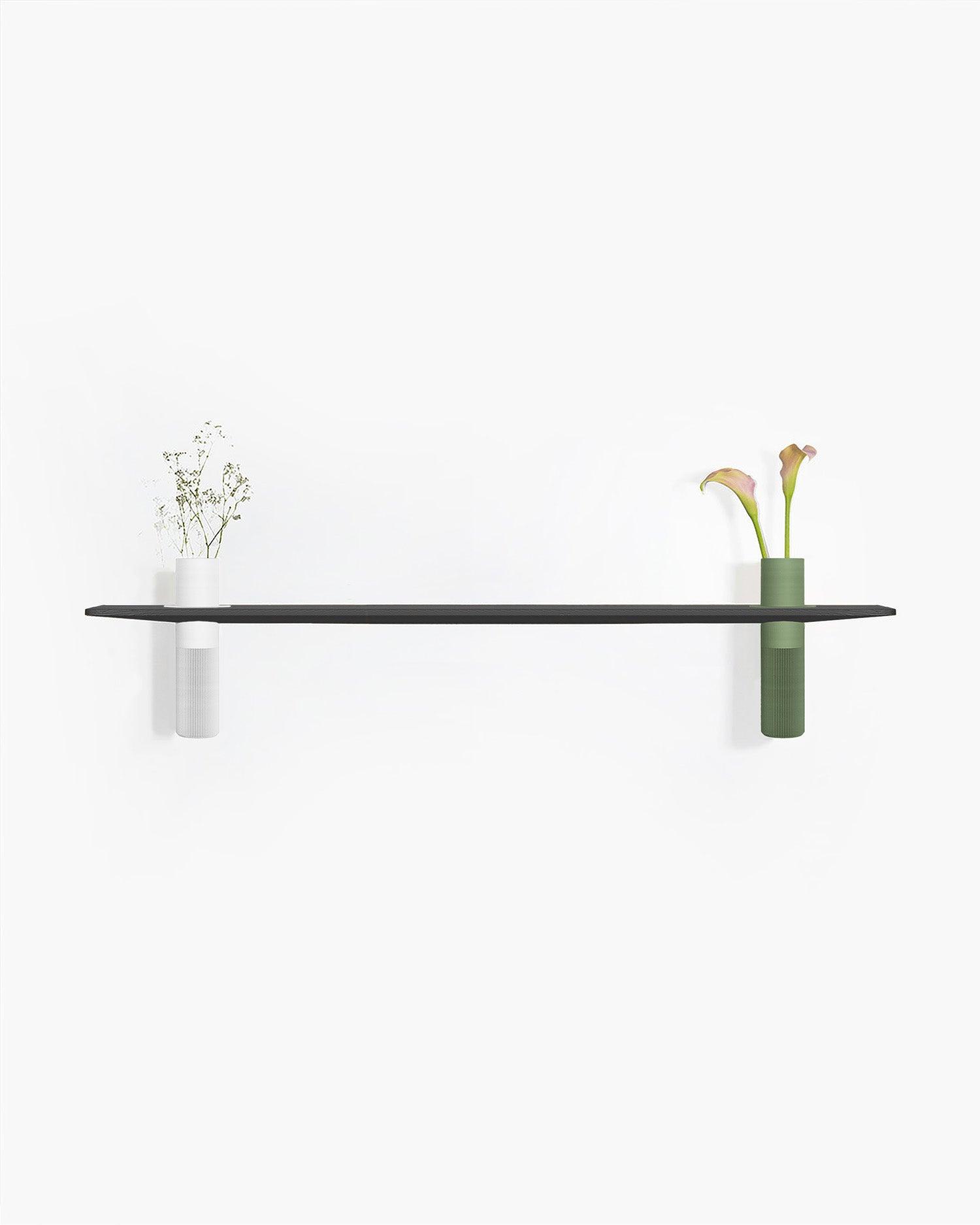 Vaseboard L Set - Schwarz - greenior