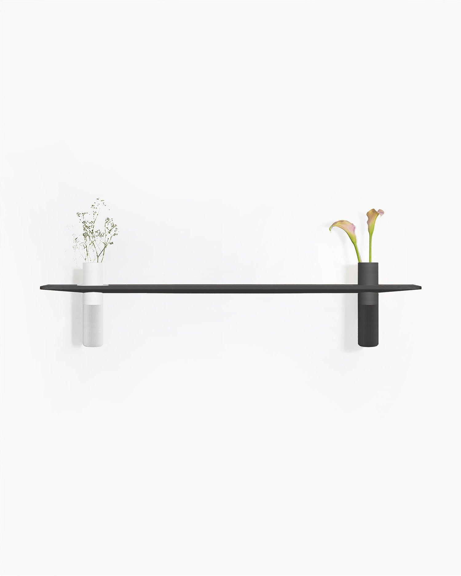 Vaseboard L Set - Schwarz - greenior