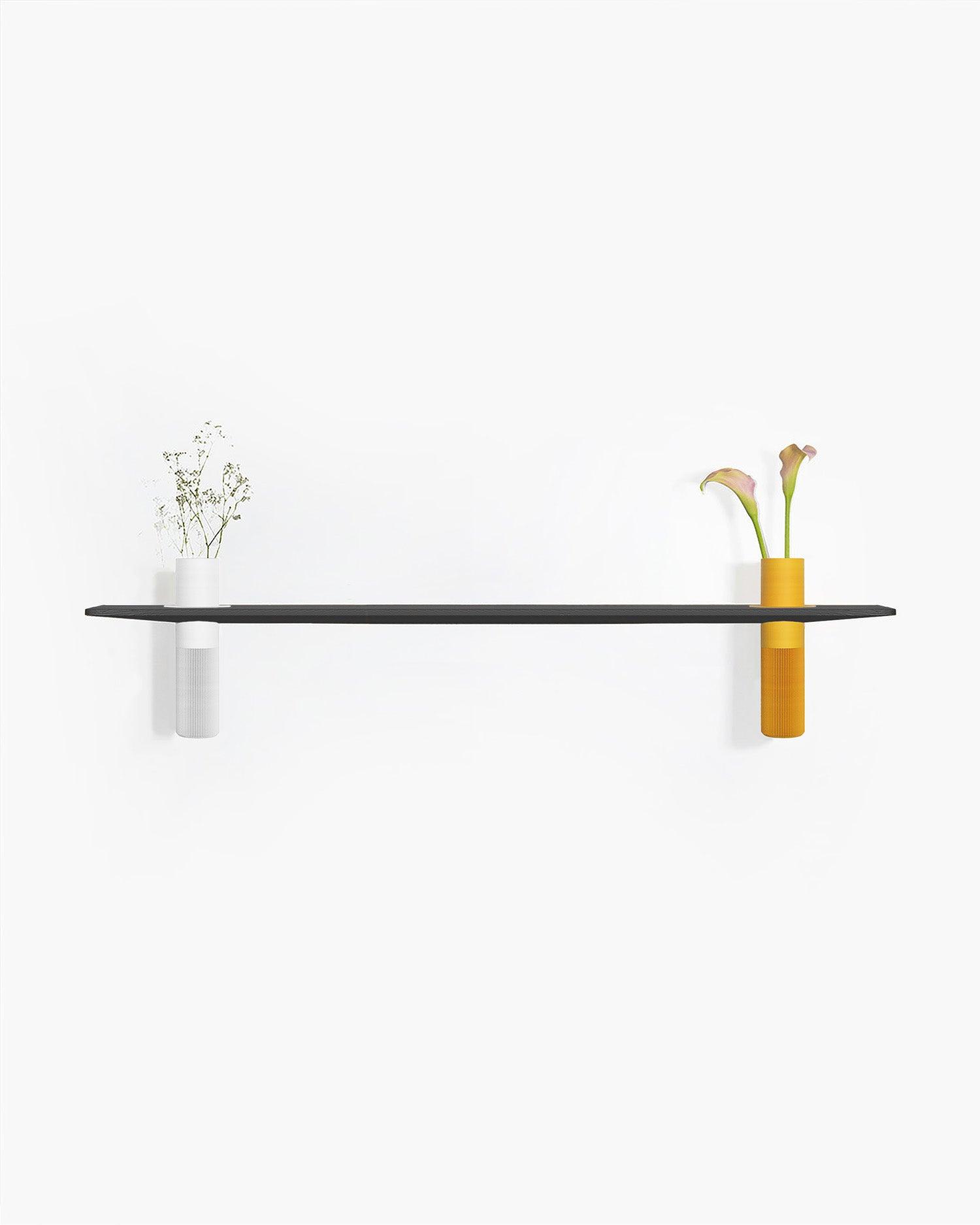 Vaseboard L Set - Schwarz - greenior