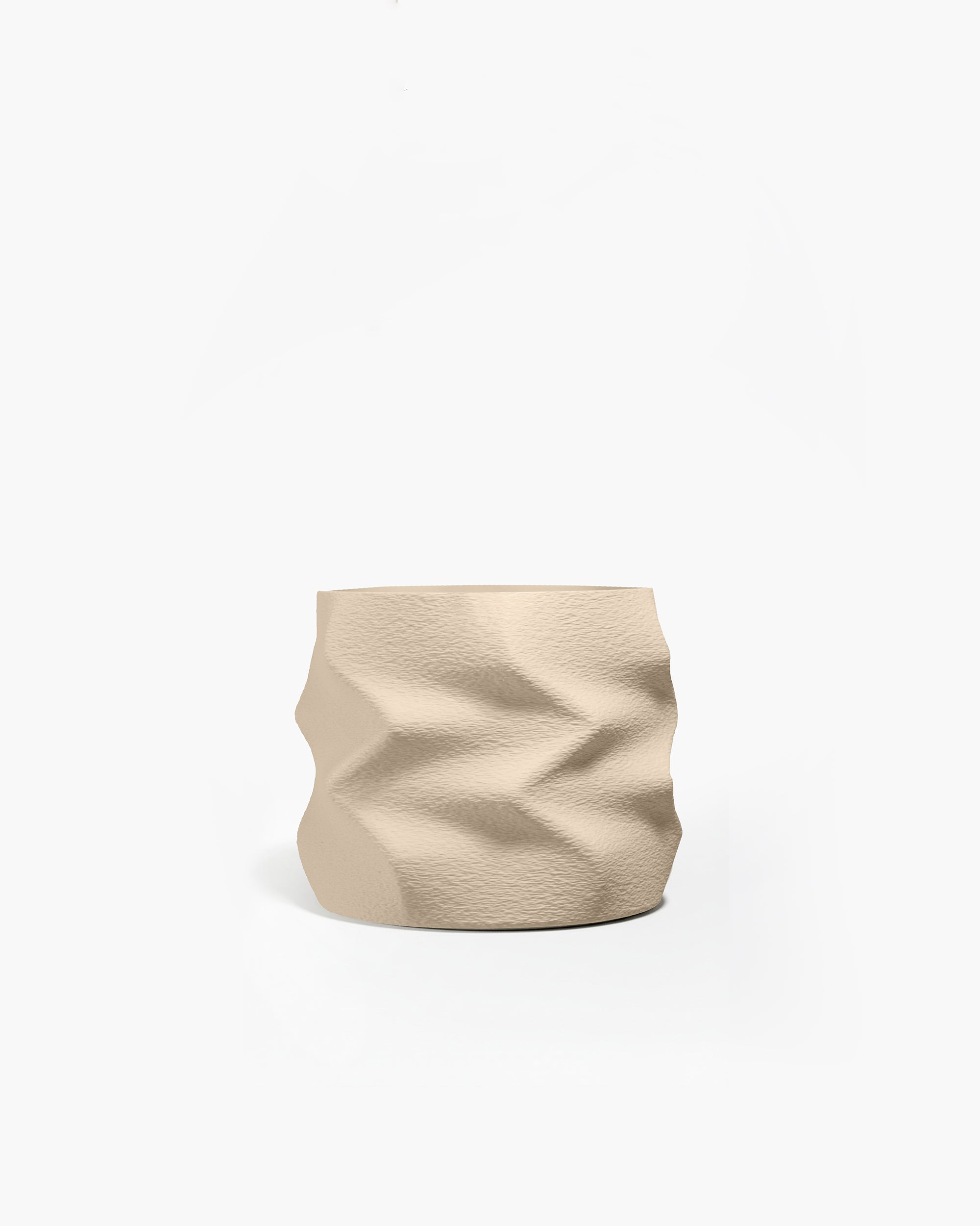 Minimalistischer Übertopf Beige für moderne Wohnräume