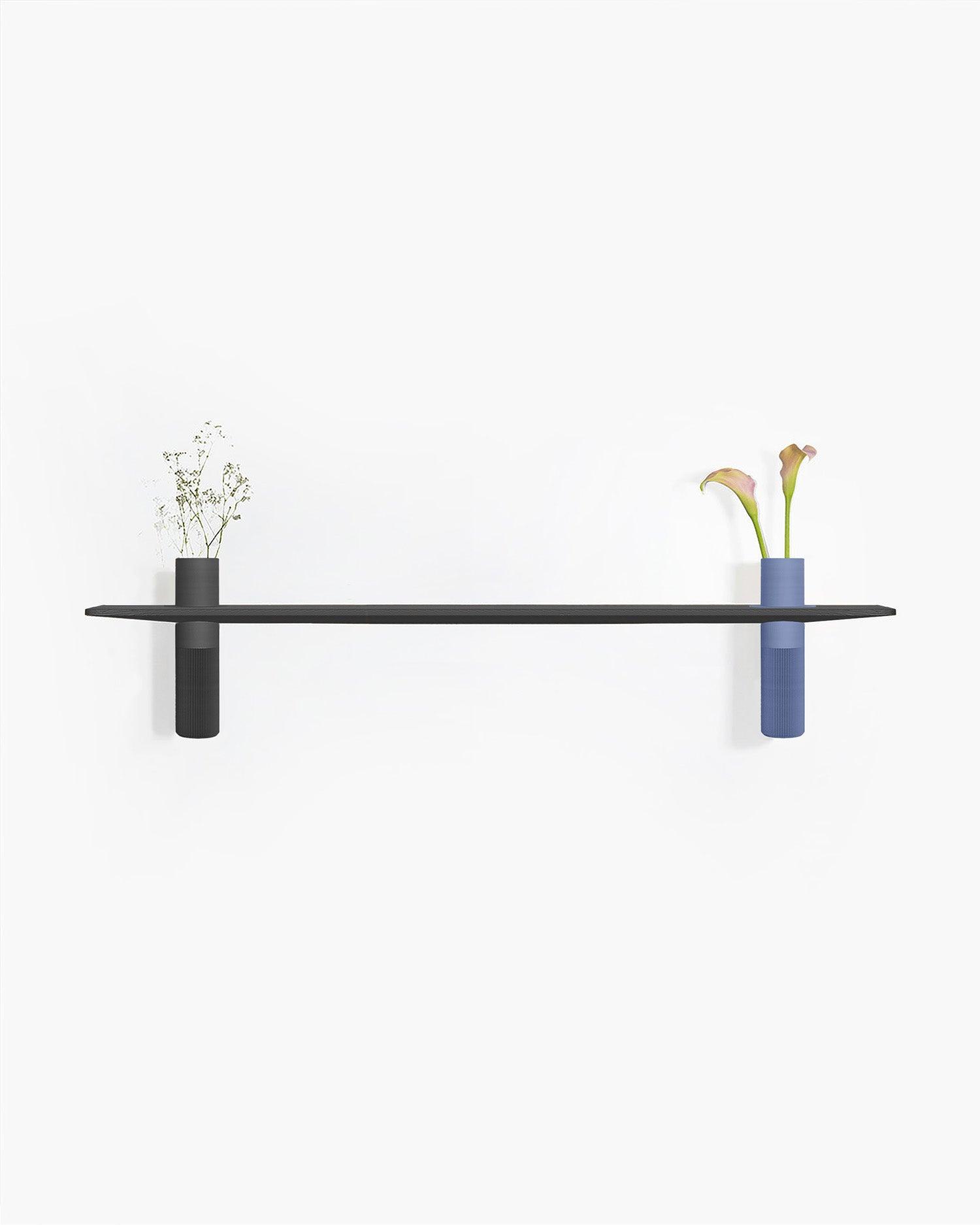 Vaseboard L Set - Schwarz - greenior