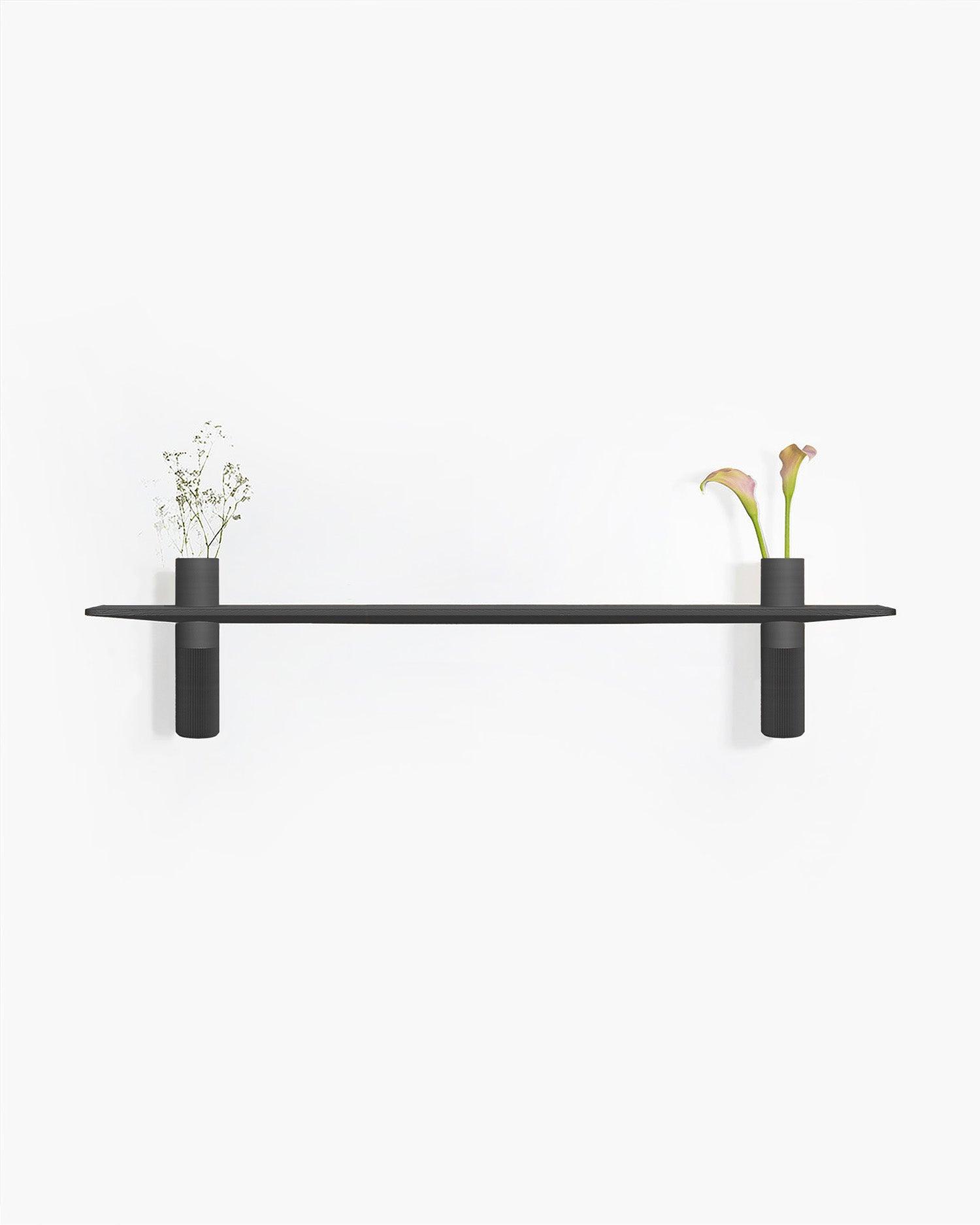Vaseboard L Set - Schwarz - greenior
