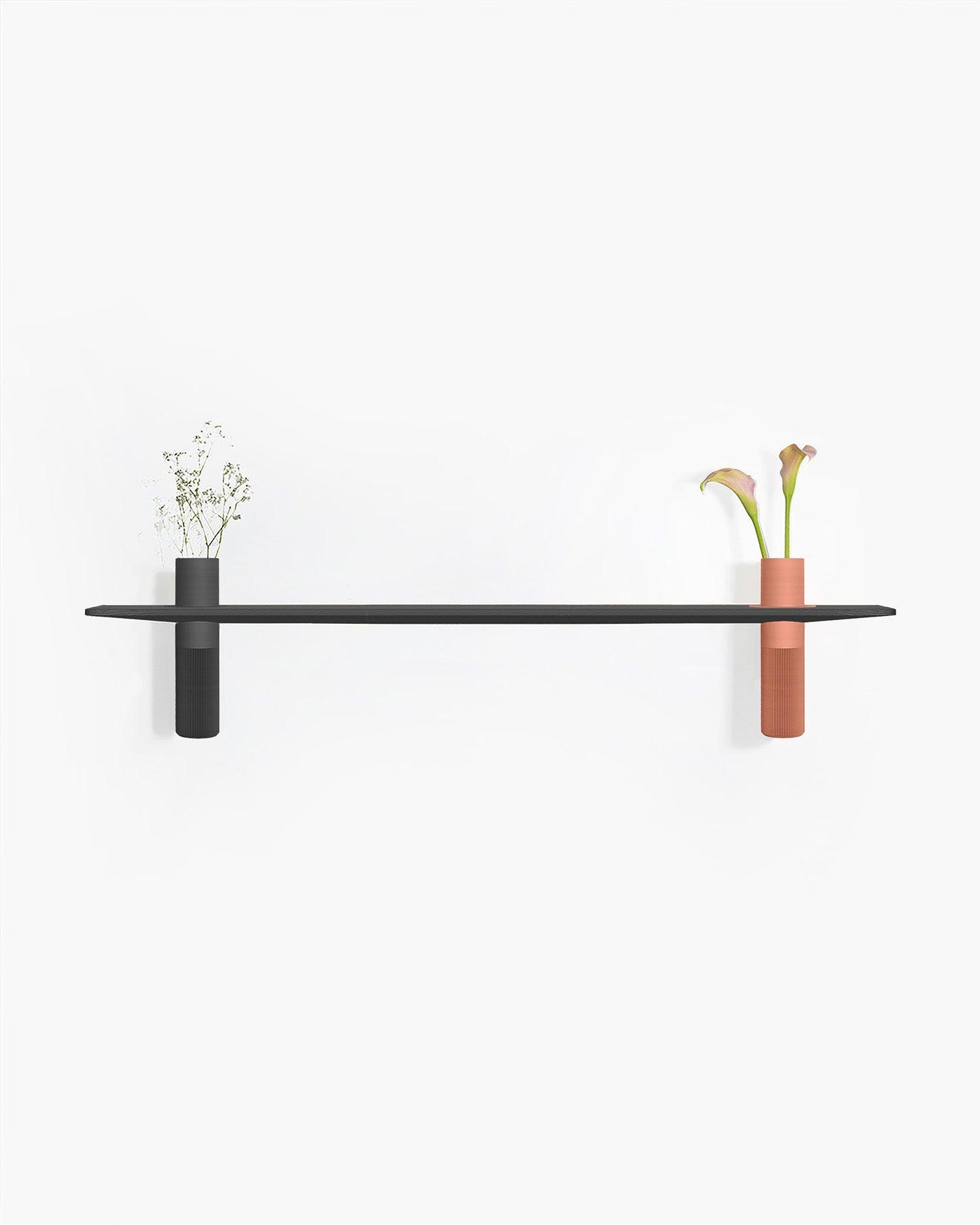 Vaseboard L Set - Schwarz - greenior