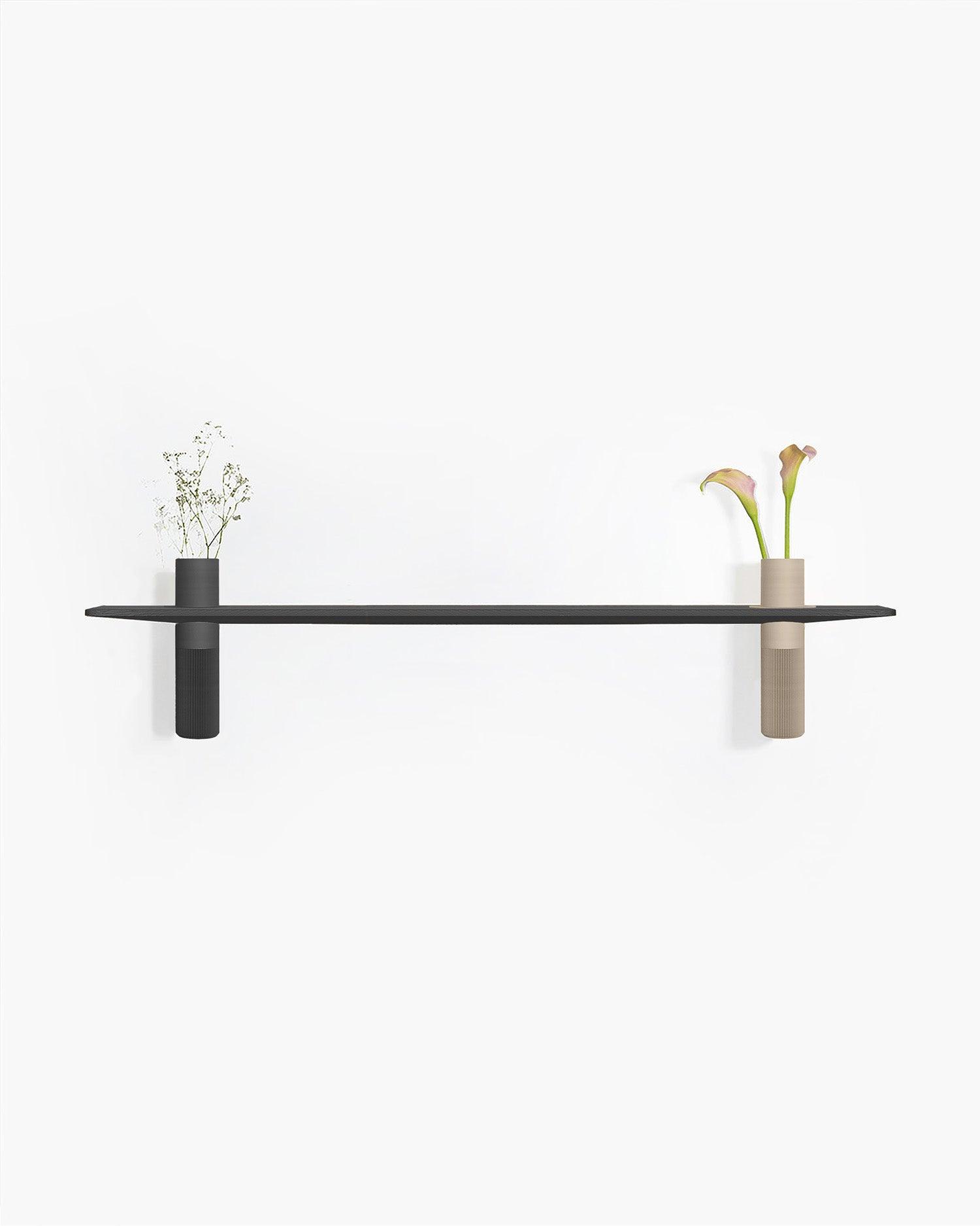 Vaseboard L Set - Schwarz - greenior
